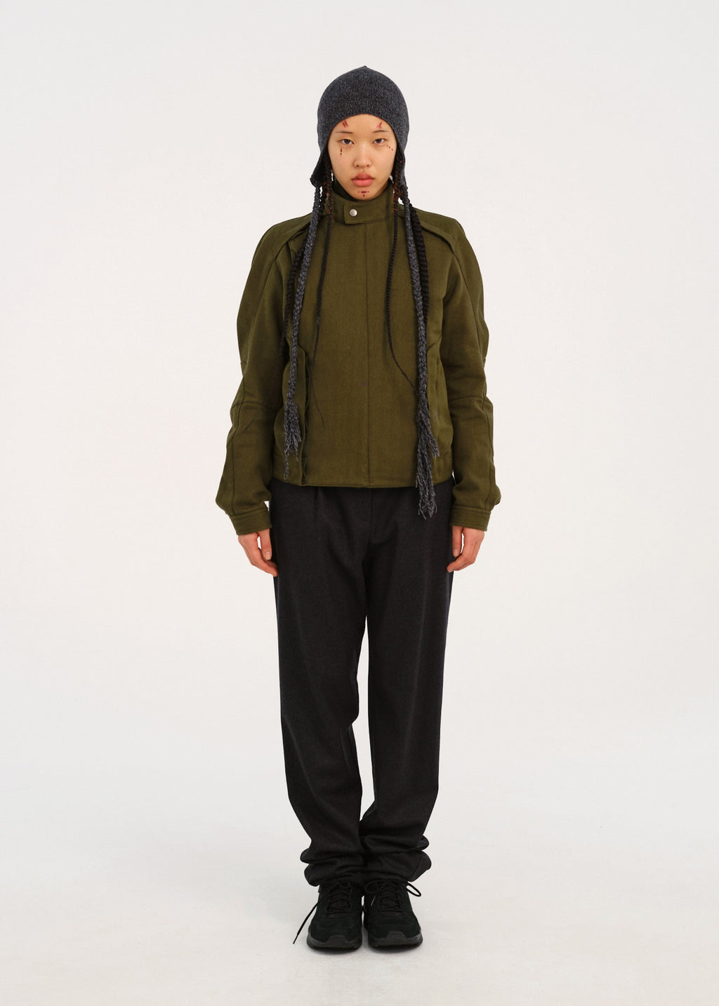 Hyein Seo - Flap Jacket (Khaki) product image 1 | TRAB K-Fashion Australia