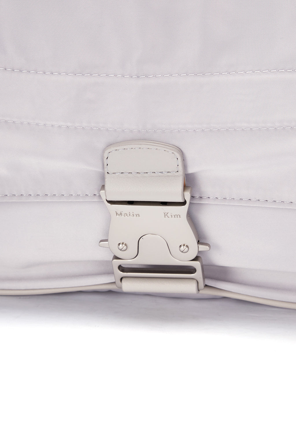 Matin Kim - Big Buckle Bag (Light Grey) product image 3 | TRAB K-Fashion Australia