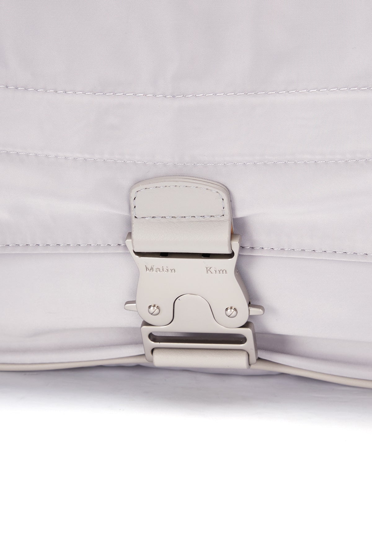 Matin Kim - Big Buckle Bag (Light Grey) product image 3 | TRAB K-Fashion Australia