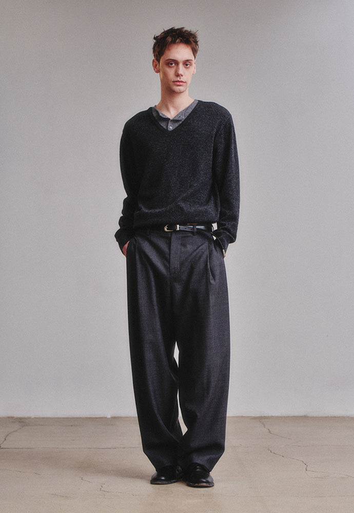 Art if acts - Union Henley (Charcoal/Light Grey) product image 2 | TRAB K-Fashion Australia