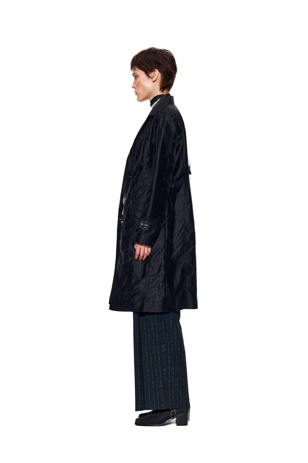 Matin Kim - Tailored Coating Coat (Black) product image 6 | TRAB K-Fashion Australia