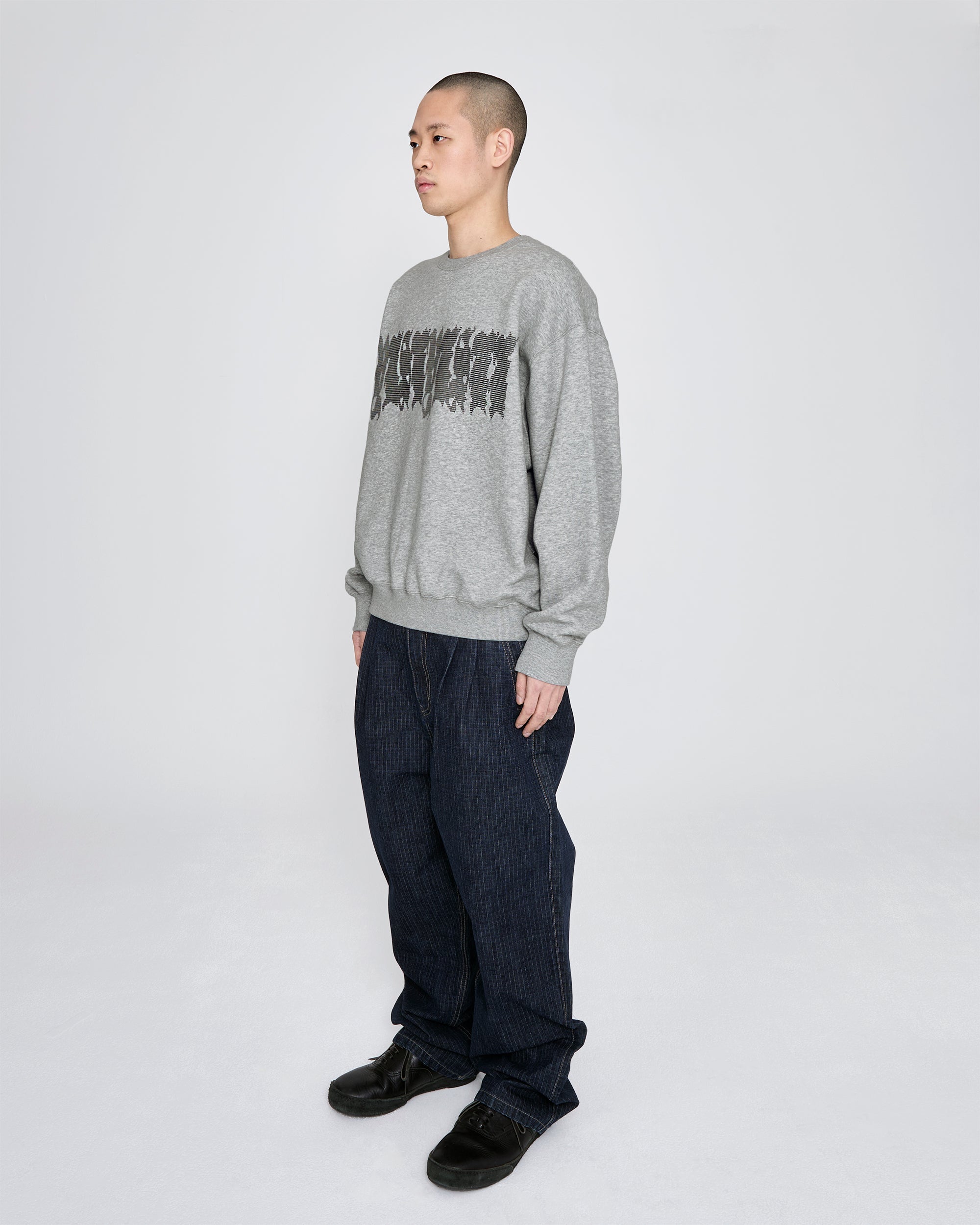 yeseyesee - Y.E.S Typo Sweatshirt (Grey) product image 8 | TRAB K-Fashion Australia