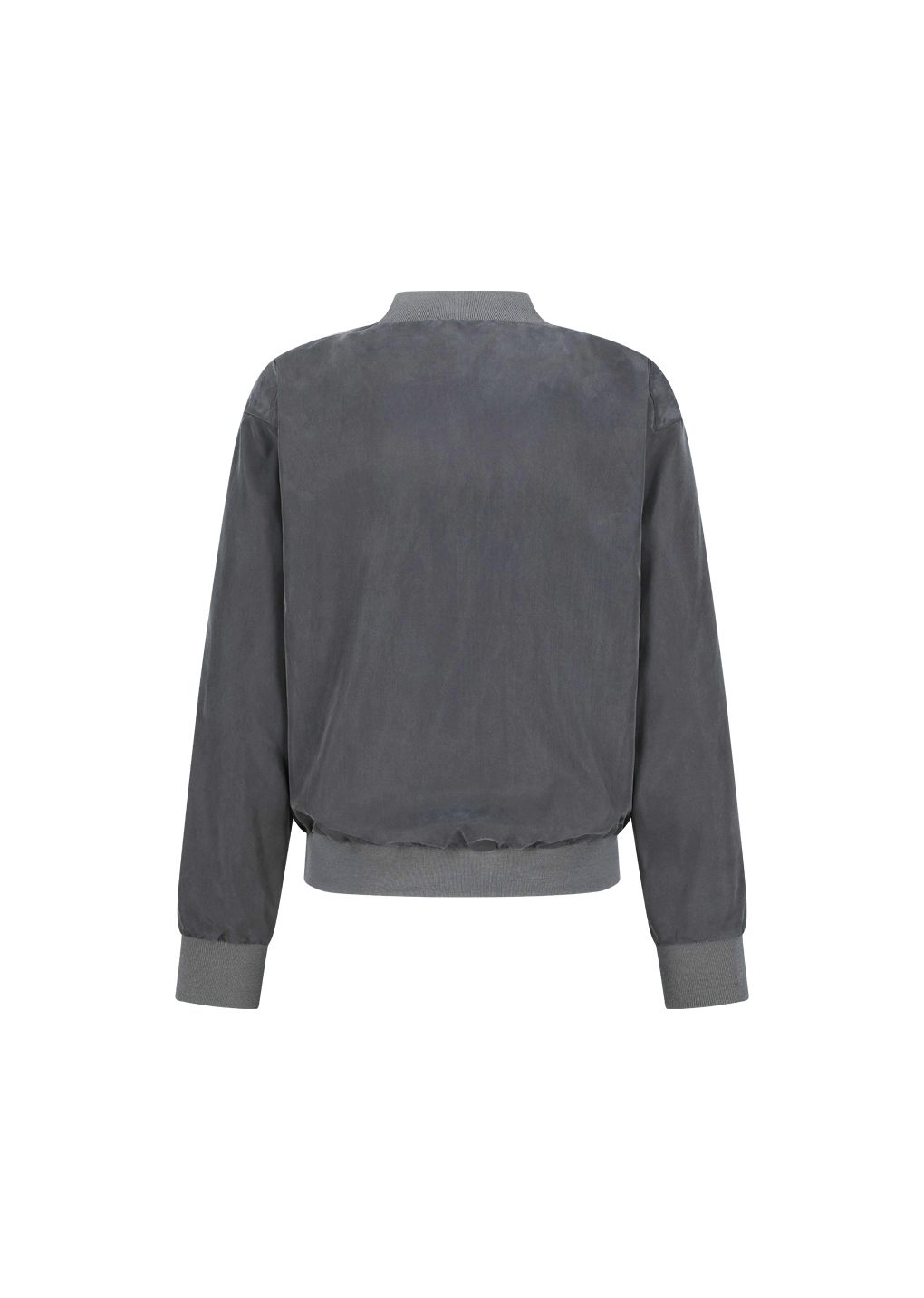 Amomento - Cupro ribbed pullover (Grey) product image 3 | TRAB K-Fashion Australia