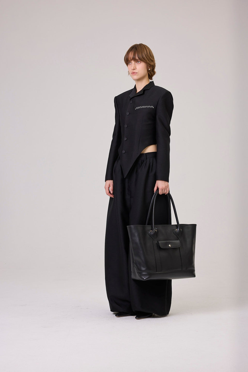 Kimhe Kim - Slim Waist Jacket (Black) product image 2 | TRAB K-Fashion Australia