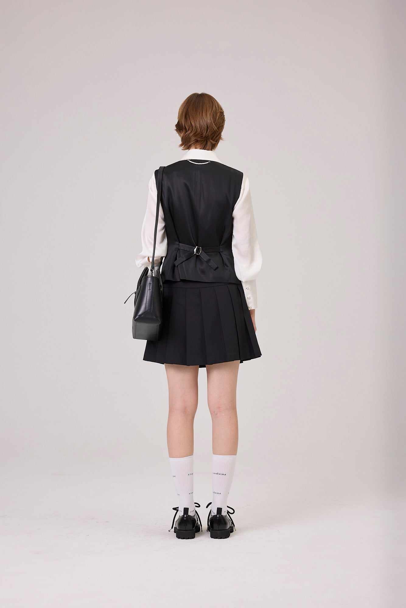Kimhe Kim - Satin Elf Shirt (Ivory) product image 4 | TRAB K-Fashion Australia