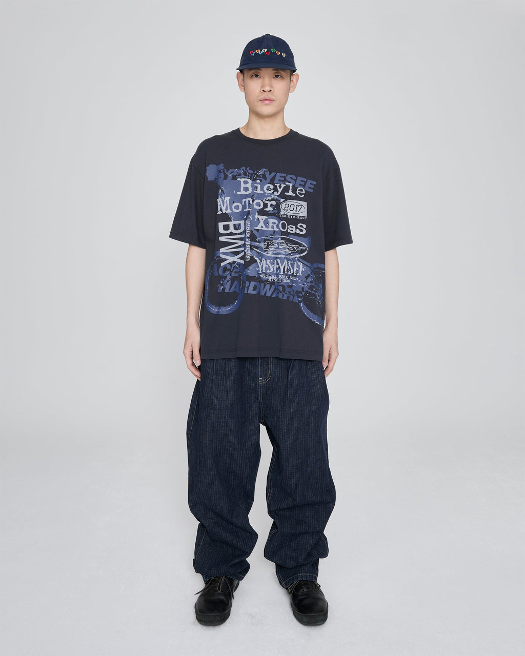 yeseyesee - Y.E.S BMX Tee (Charcoal) product image 7 | TRAB K-Fashion Australia
