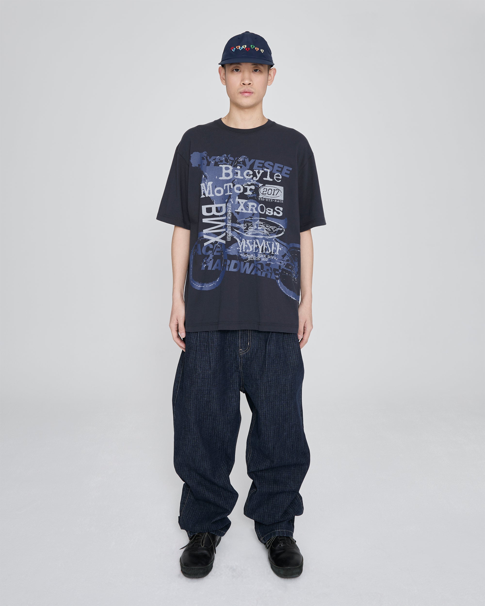 yeseyesee - Y.E.S BMX Tee (Charcoal) product image 7 | TRAB K-Fashion Australia