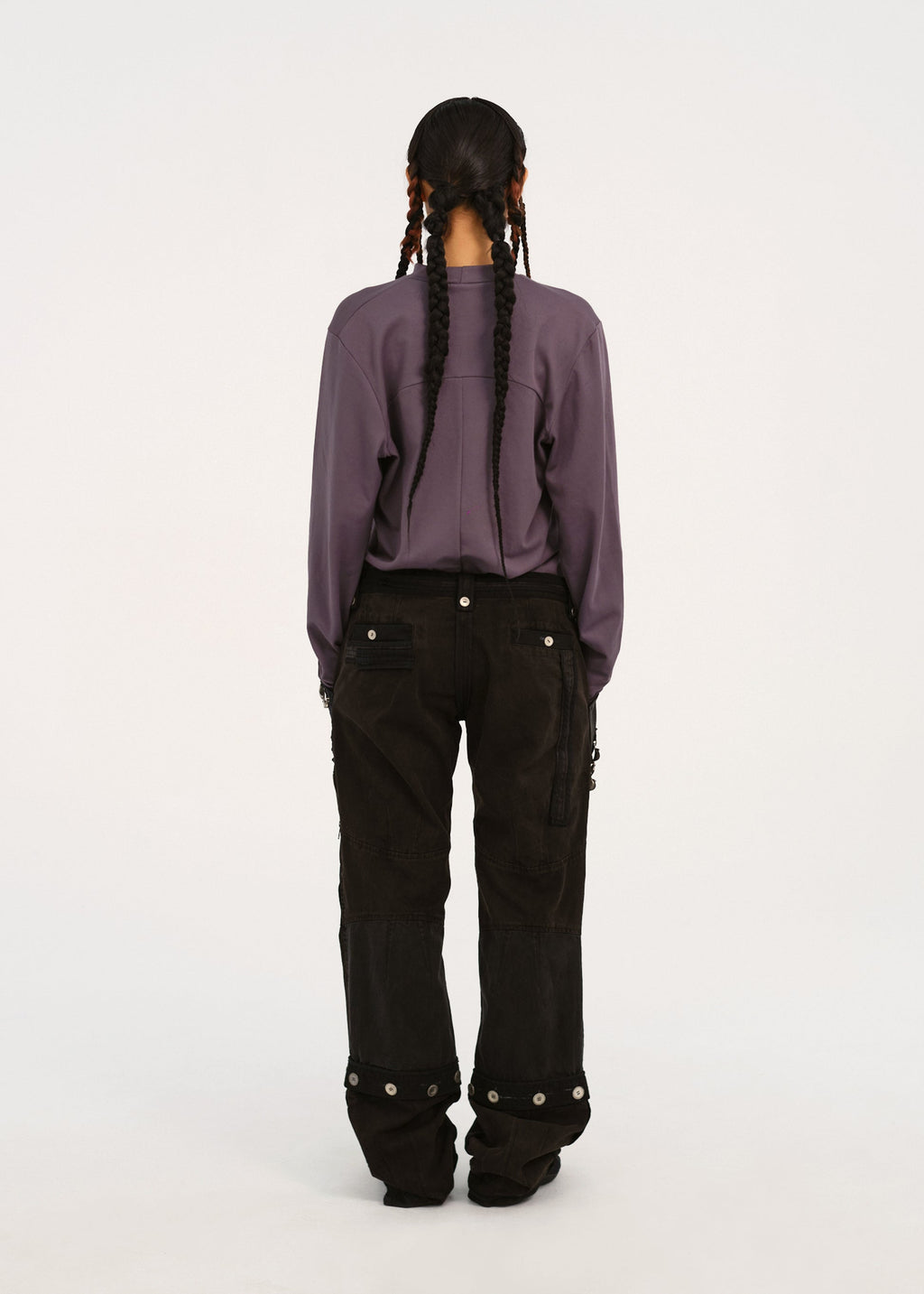 Hyein Seo - Graphic Long Sleeve (Ash Purple) product image 3 | TRAB K-Fashion Australia