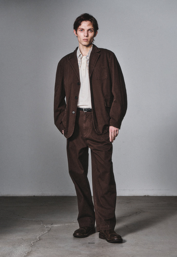 Art if acts - Washed 3 Button Blazer (Brown) product image 4 | TRAB K-Fashion Australia