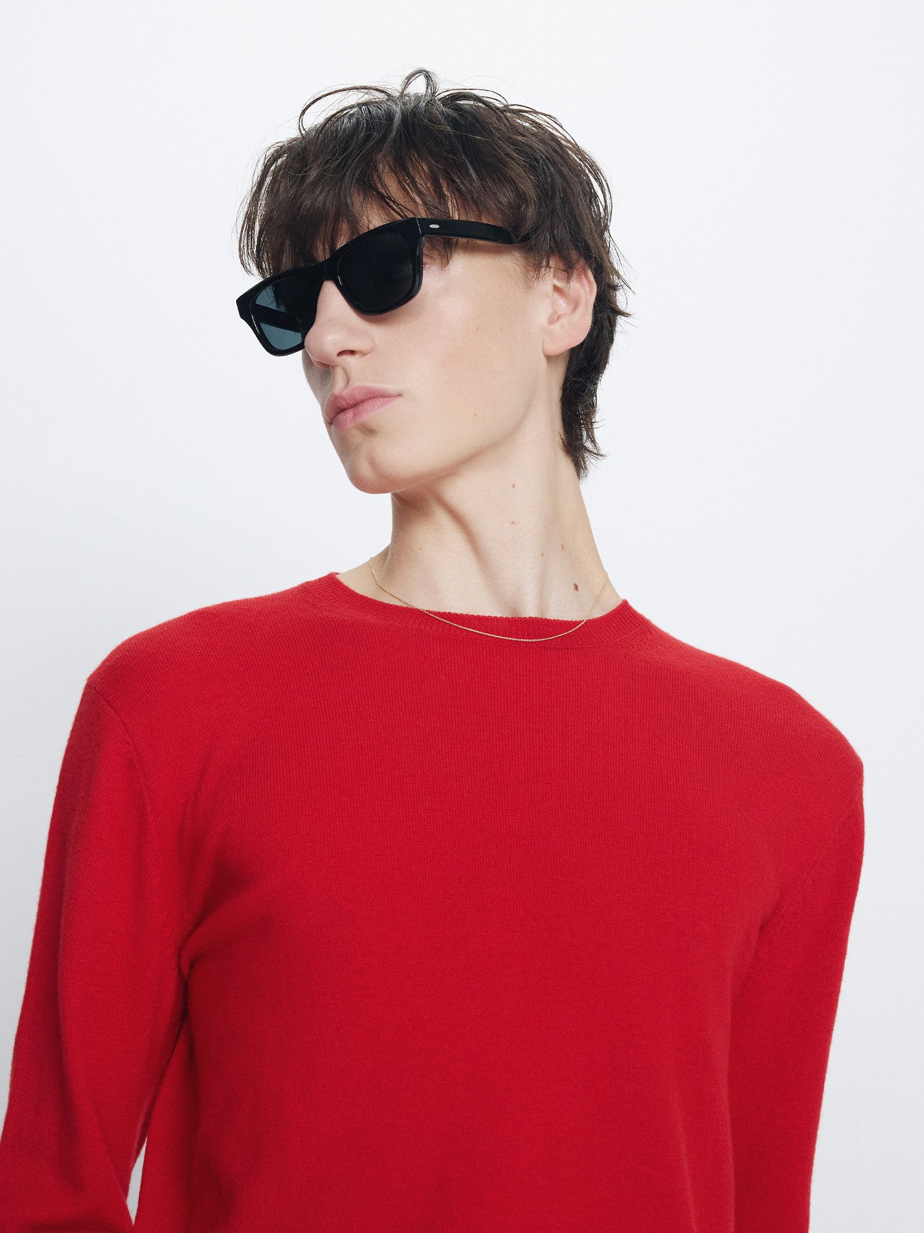 Tonywack - Super Fine Merino Wool Crew-Neck Knit (Red) product image 6 | TRAB K-Fashion Australia