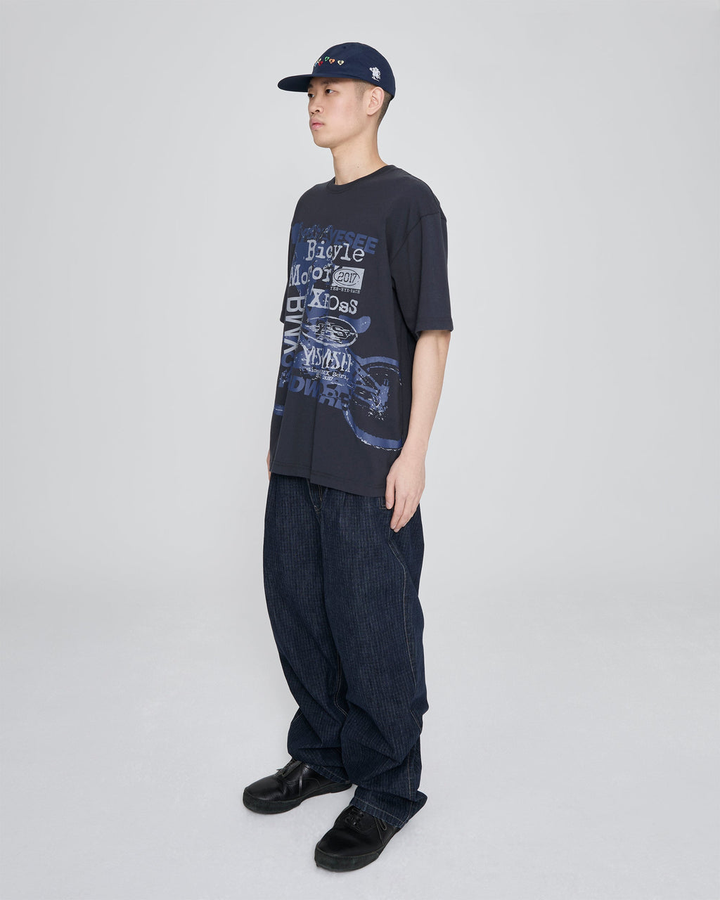 yeseyesee - Y.E.S BMX Tee (Charcoal) product image 8 | TRAB K-Fashion Australia