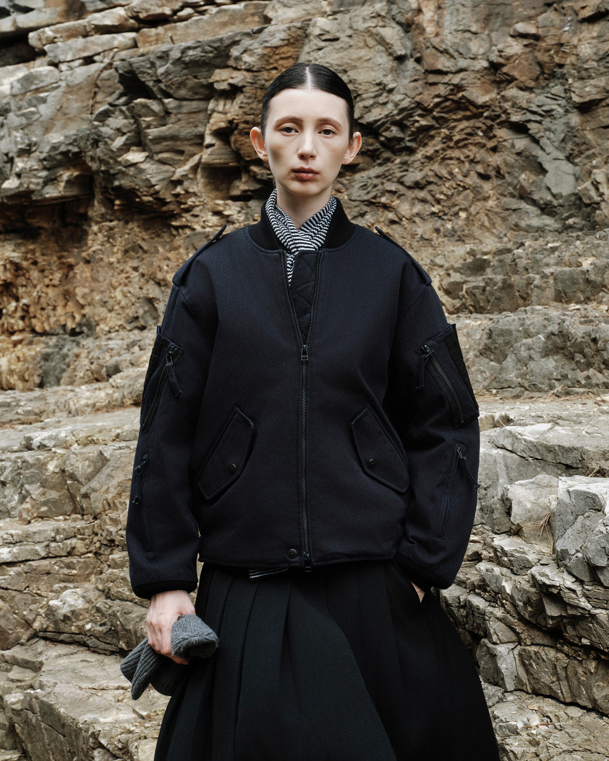 Eastlogue - Royal Flight Jumper (D.navy) product image 3 | TRAB K-Fashion Australia