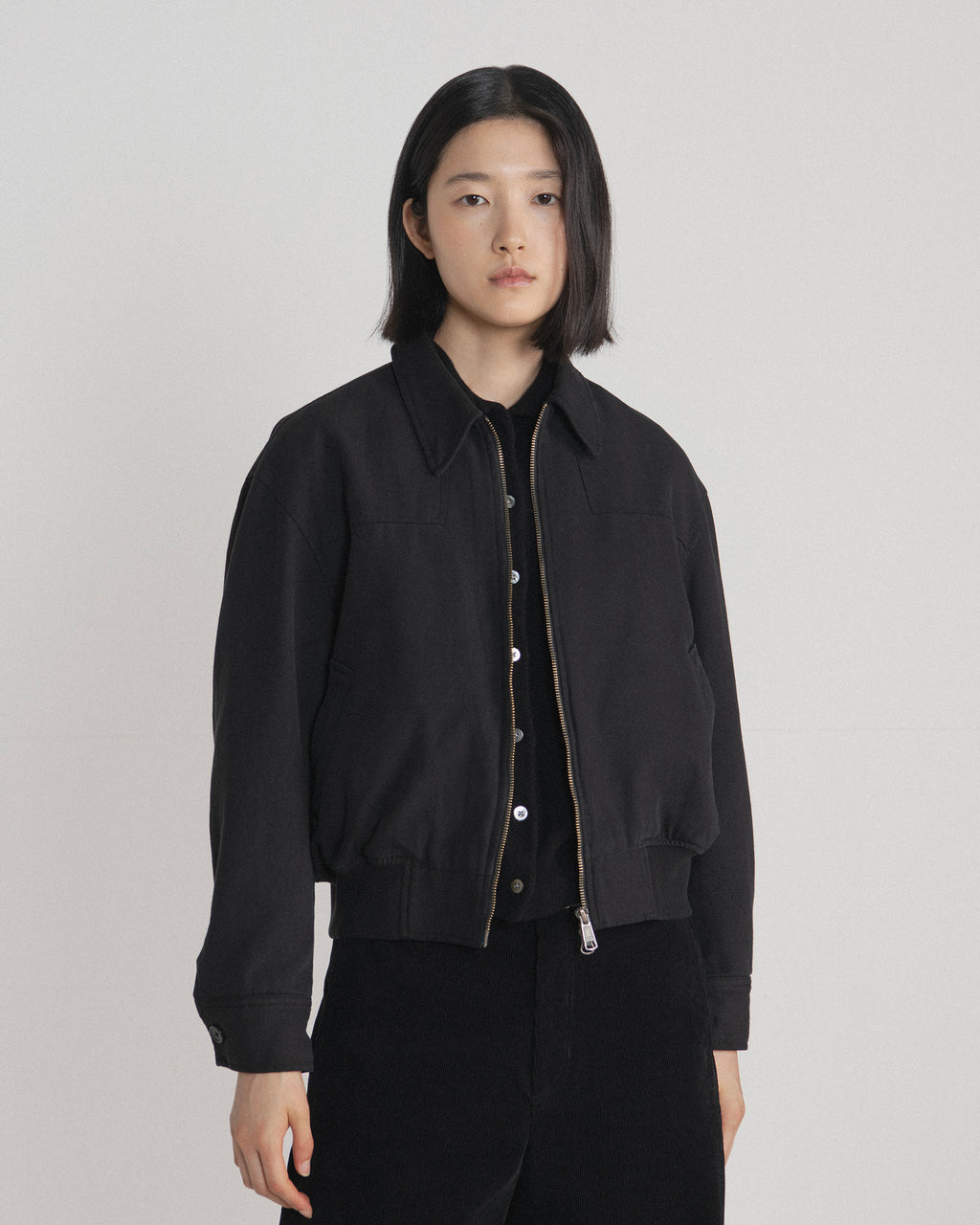 Brownyard - Washed Blouson (Black) product image 3 | TRAB K-Fashion Australia