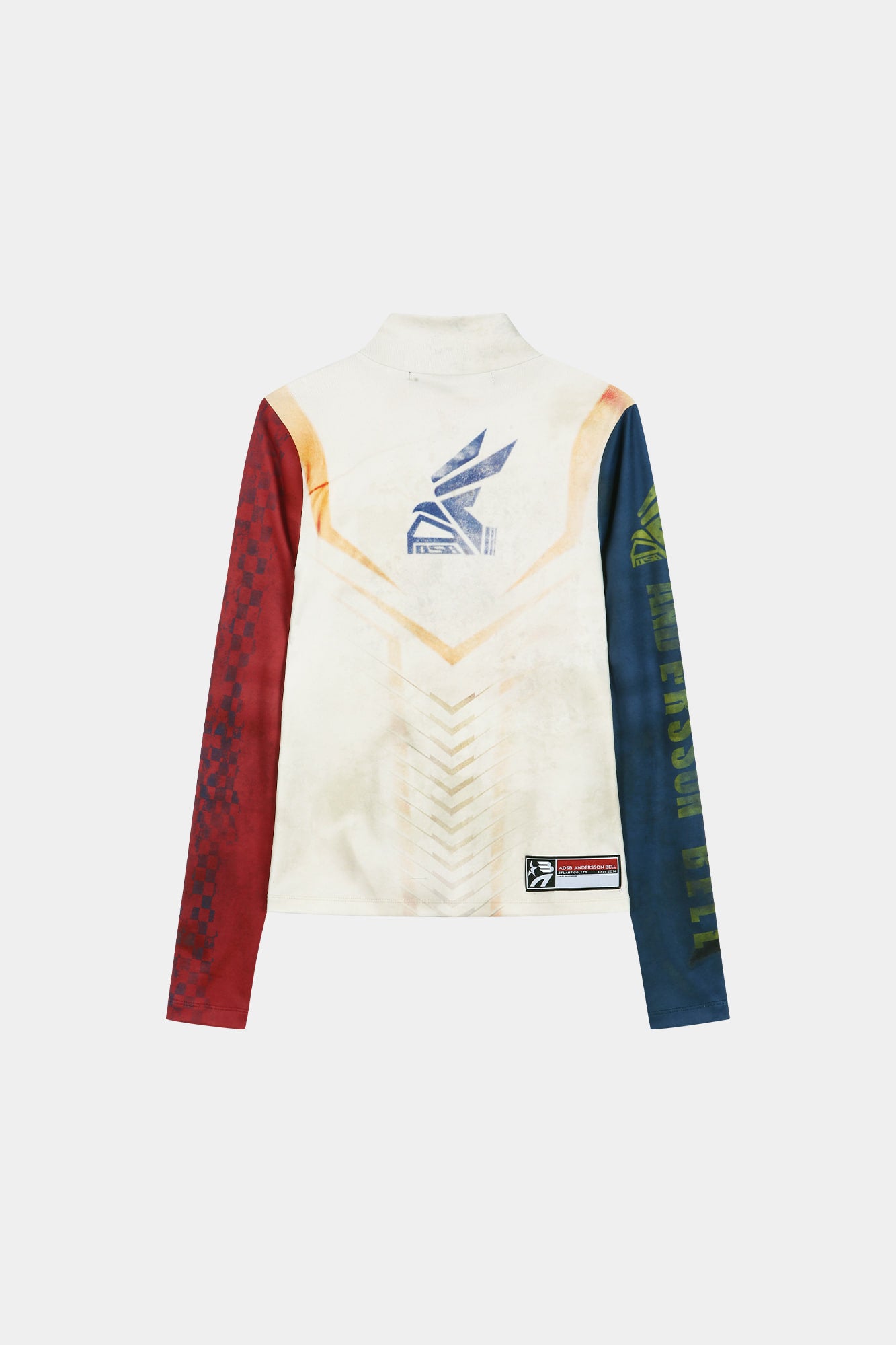 Andersson Bell - Racing Graphic Color-Block High-Neck Top (navy/red) (Navy/Red) product image 11 | TRAB K-Fashion Australia