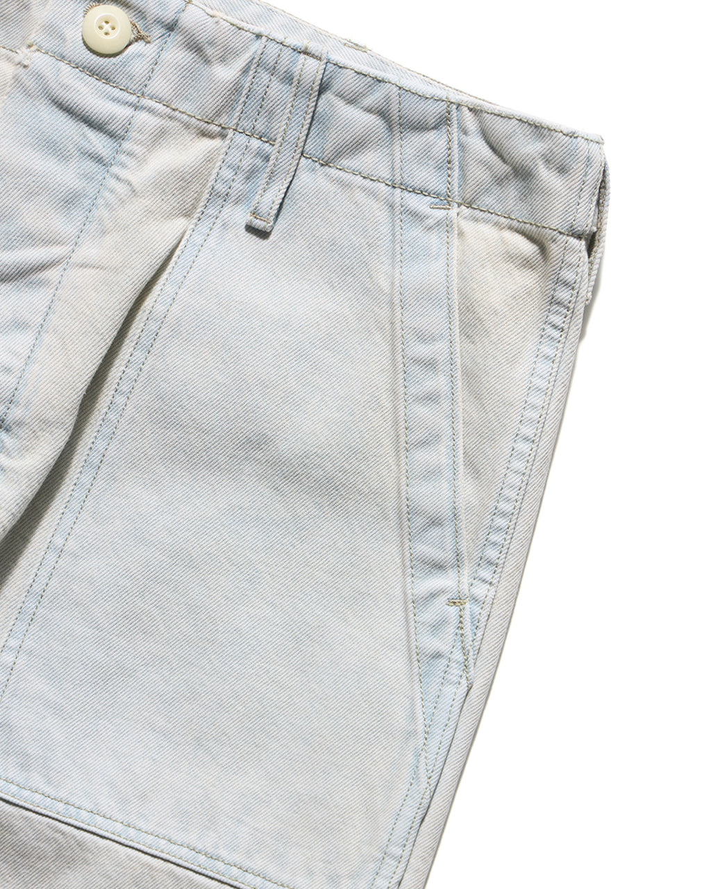 Eastlogue - Damaged Fatigue Pants (Bleached Indigo) product image 8 | TRAB K-Fashion Australia