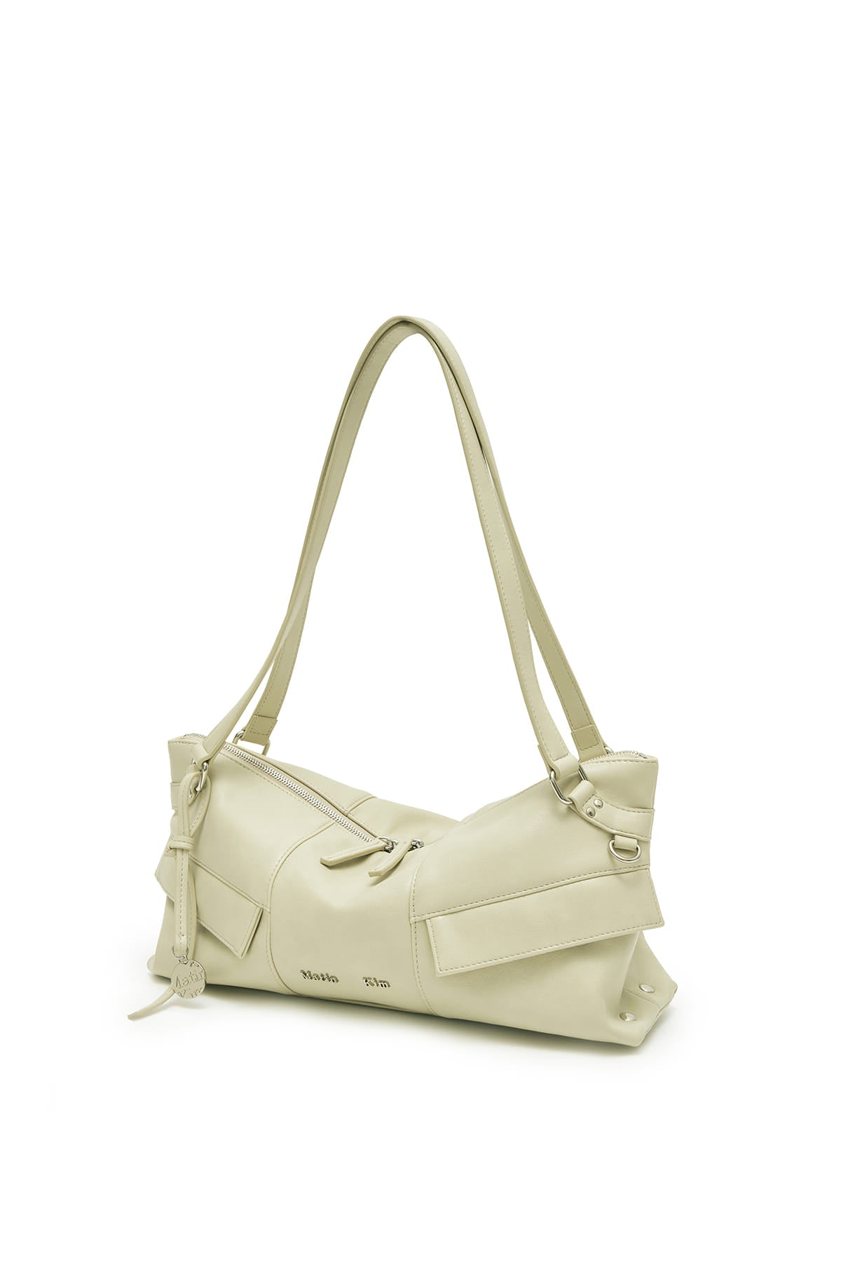 Matin Kim - [Pre-Order – Ships May 21] Wide Nemo Shoulder Bag (Light Beige) product image 2 | TRAB K-Fashion Australia