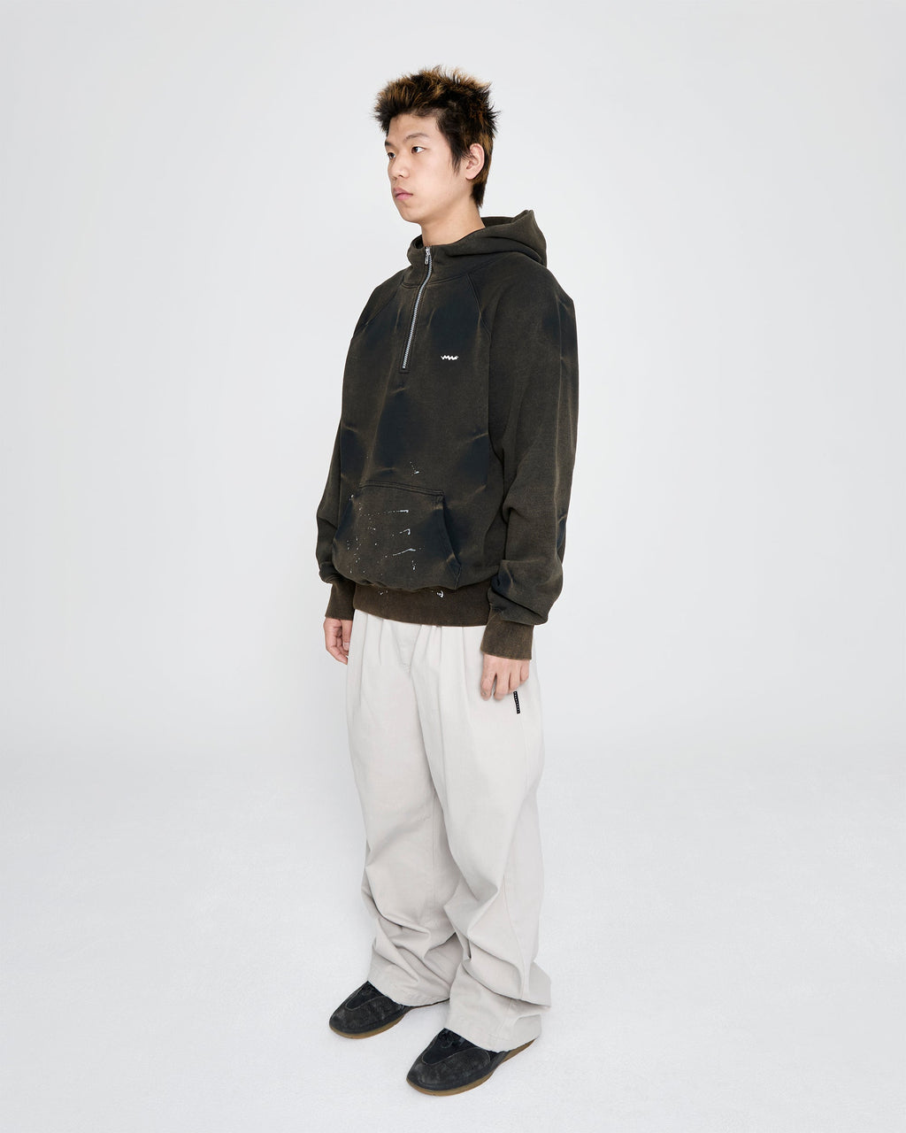 yeseyesee - SN Painted Hoodie (Black) product image 8 | TRAB K-Fashion Australia