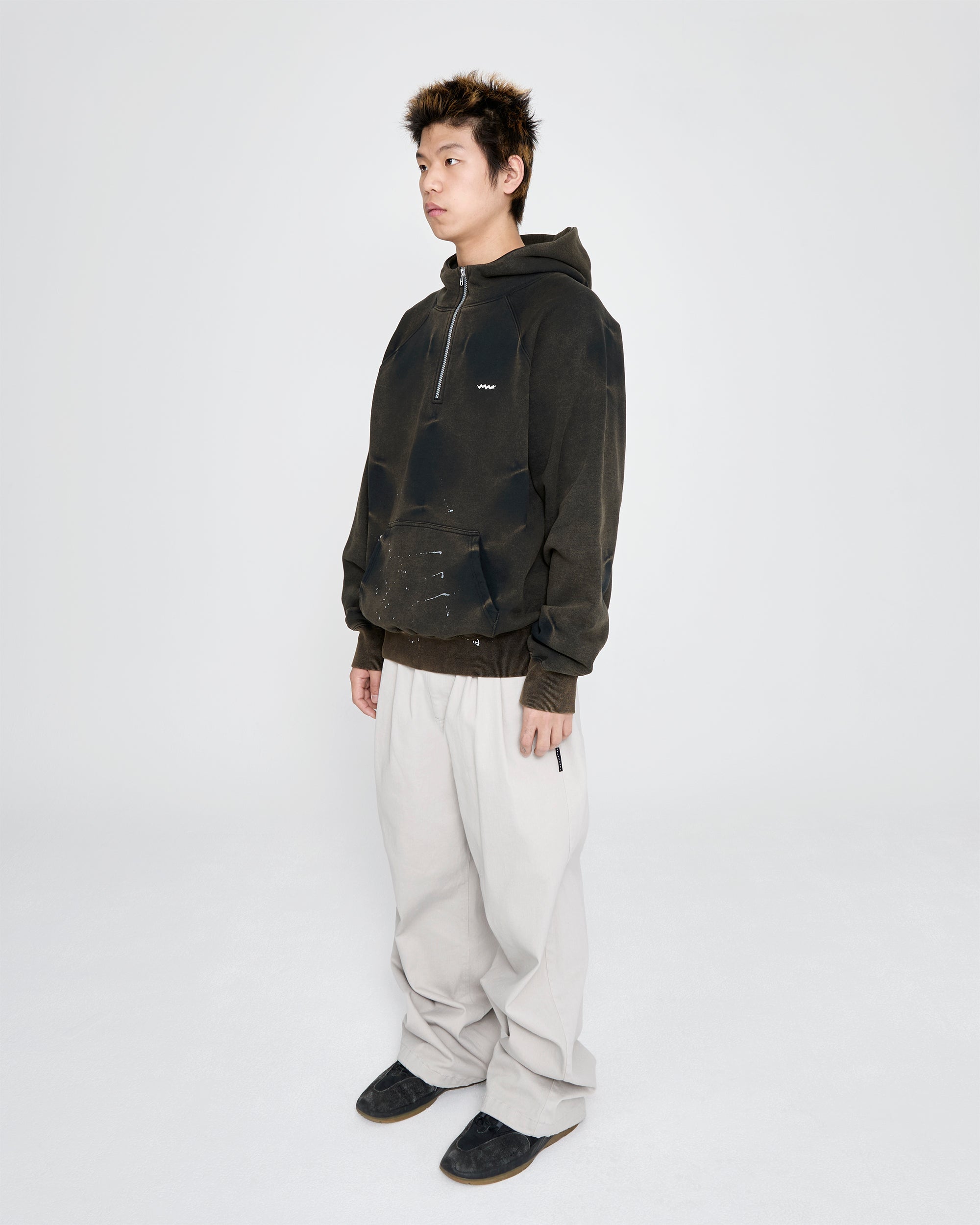 yeseyesee - SN Painted Hoodie (Black) product image 8 | TRAB K-Fashion Australia