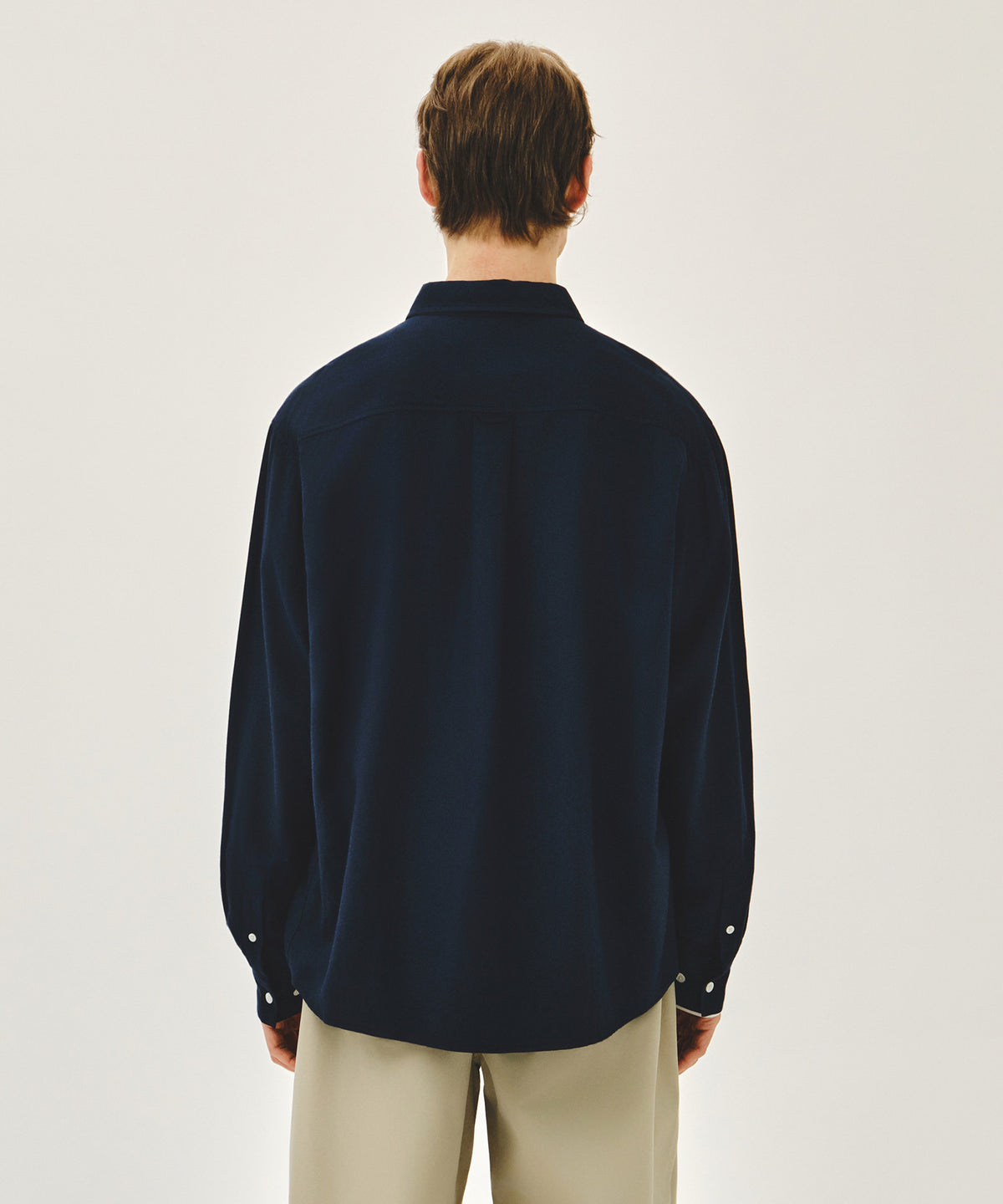 Marithe & Francois Girbaud - Classic Logo Linen Shirt (Navy) product image 3 | TRAB K-Fashion Australia