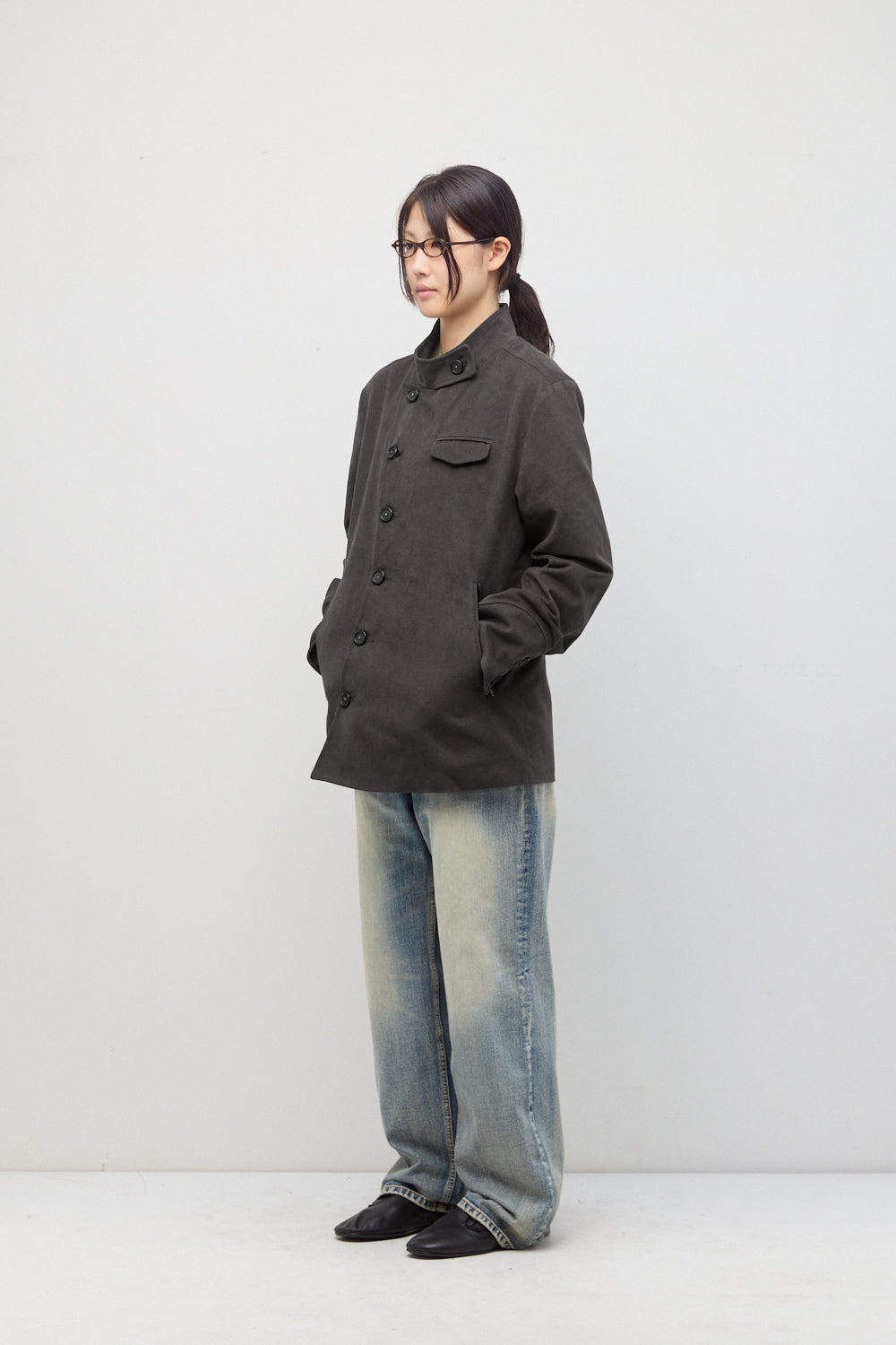 Hatchingroom - Fencing Coat (Charcoal) product image 6 | TRAB K-Fashion Australia