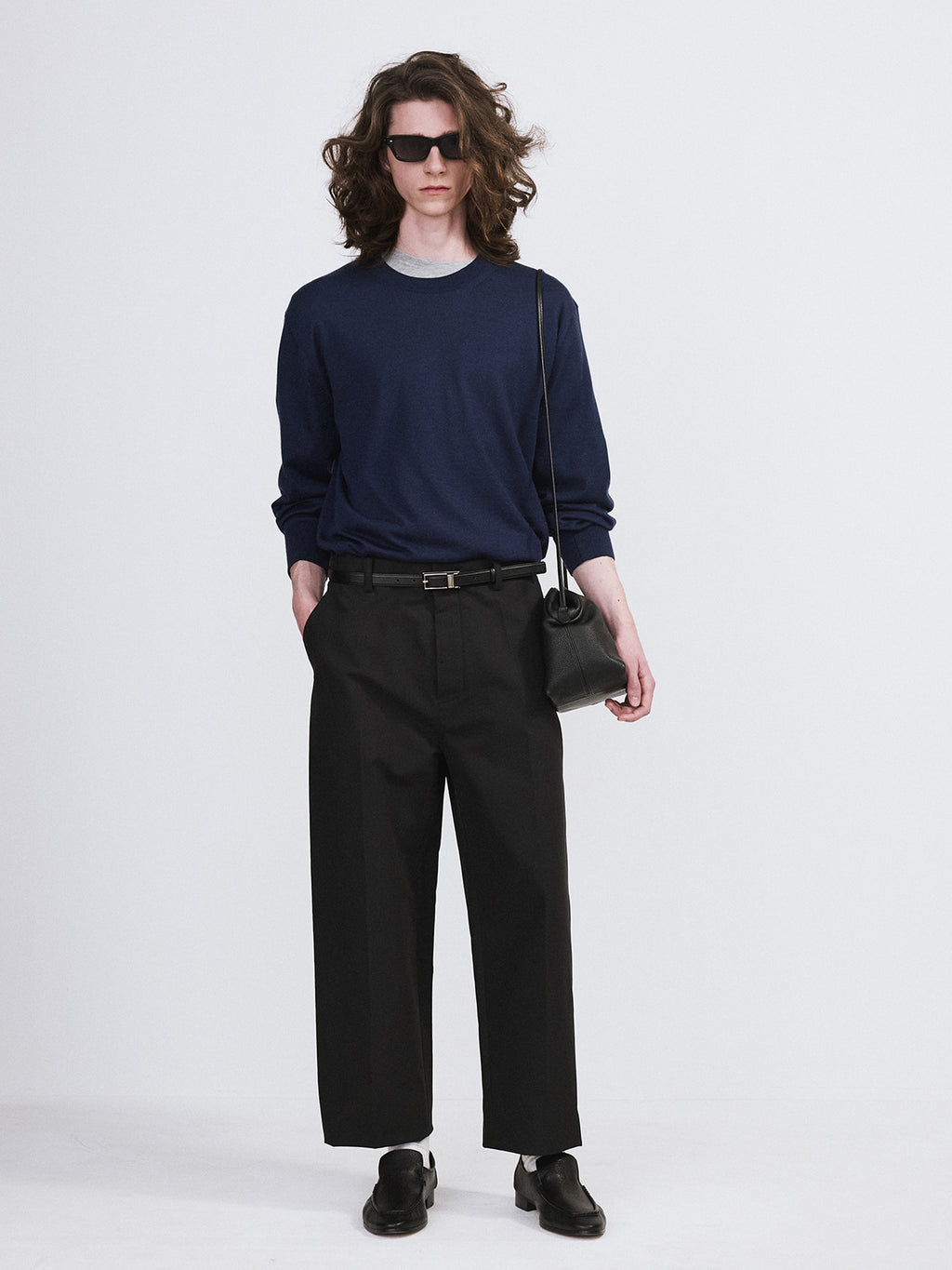 Recto - Button Fly Crop Pants (Black) product image 2 | TRAB K-Fashion Australia