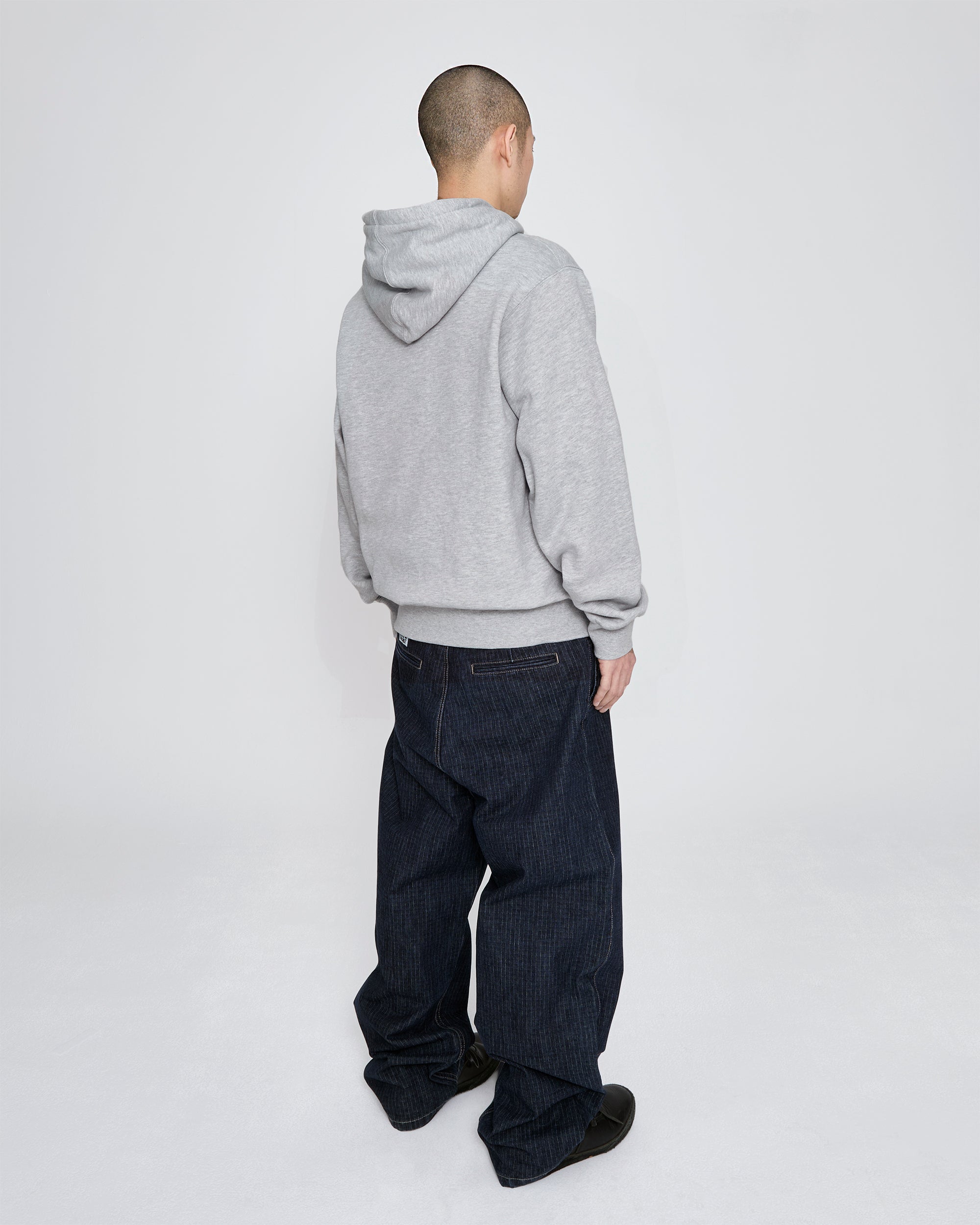 yeseyesee - Y.E.S Snail Logo Zip-Up Hoodie (Grey) product image 9 | TRAB K-Fashion Australia