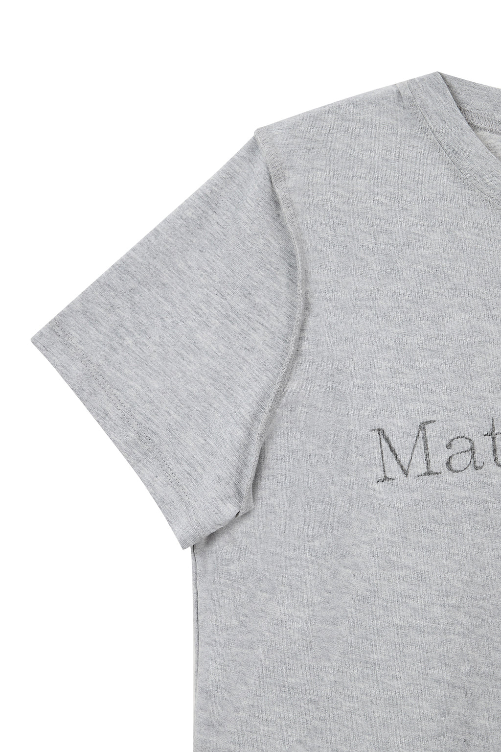 Matin Kim - Diagonal Logo Reversible Crop Top (Grey) product image 6 | TRAB K-Fashion Australia