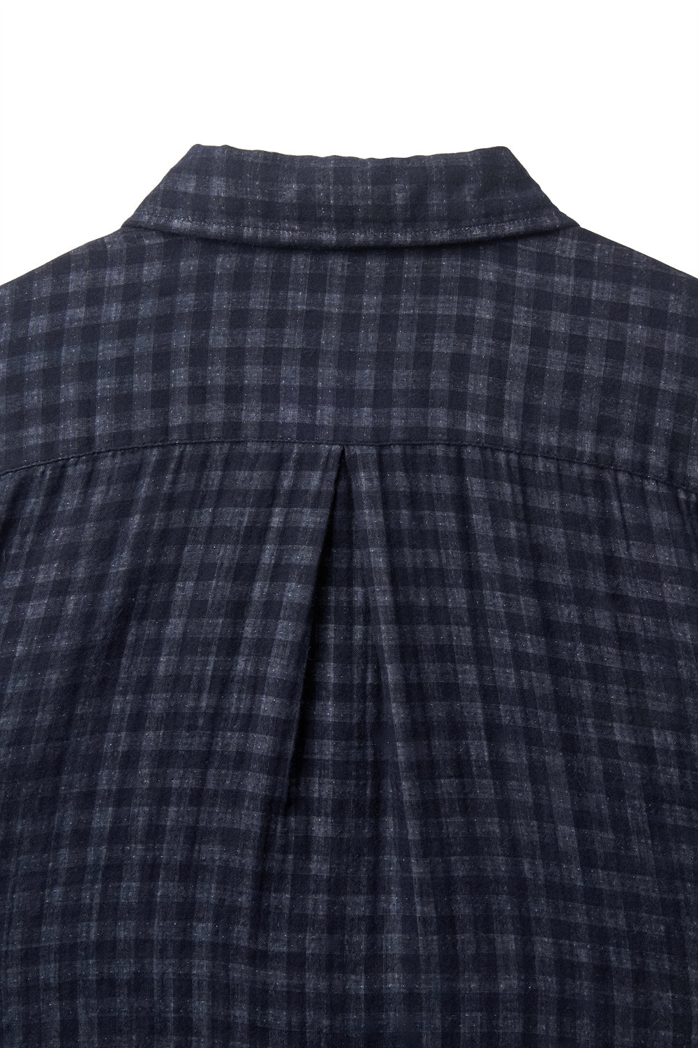 Hatchingroom - Shadow Check Shirt Gingham Check (Dark Navy) product image 7 | TRAB K-Fashion Australia