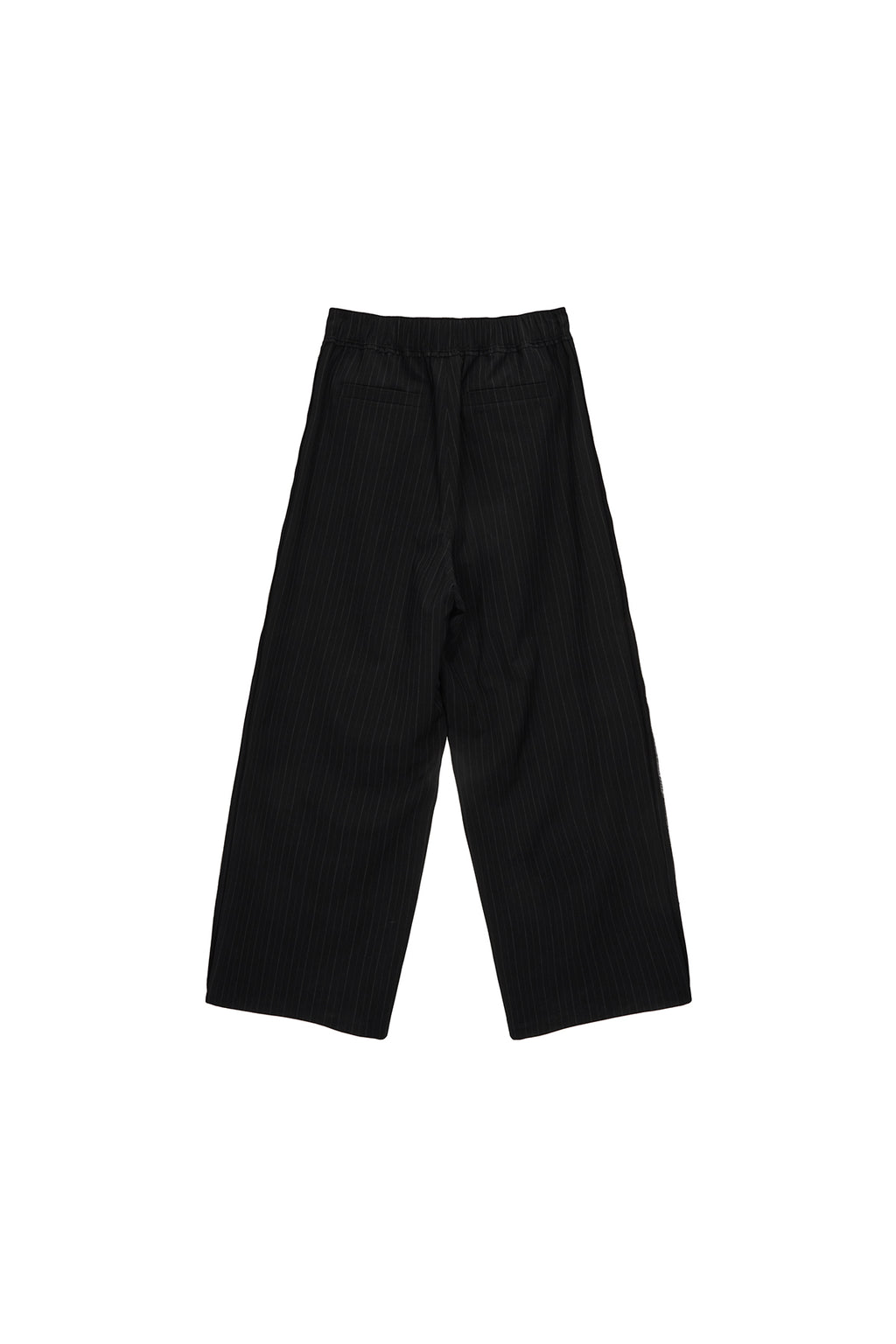 Matin Kim - Stripe Banding Trouser (Black) product image 2 | TRAB K-Fashion Australia