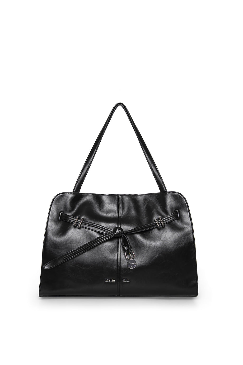 Matin Kim - Drop Tail Mellow Big Shoulder Bag (Black) product image 1 | TRAB K-Fashion Australia