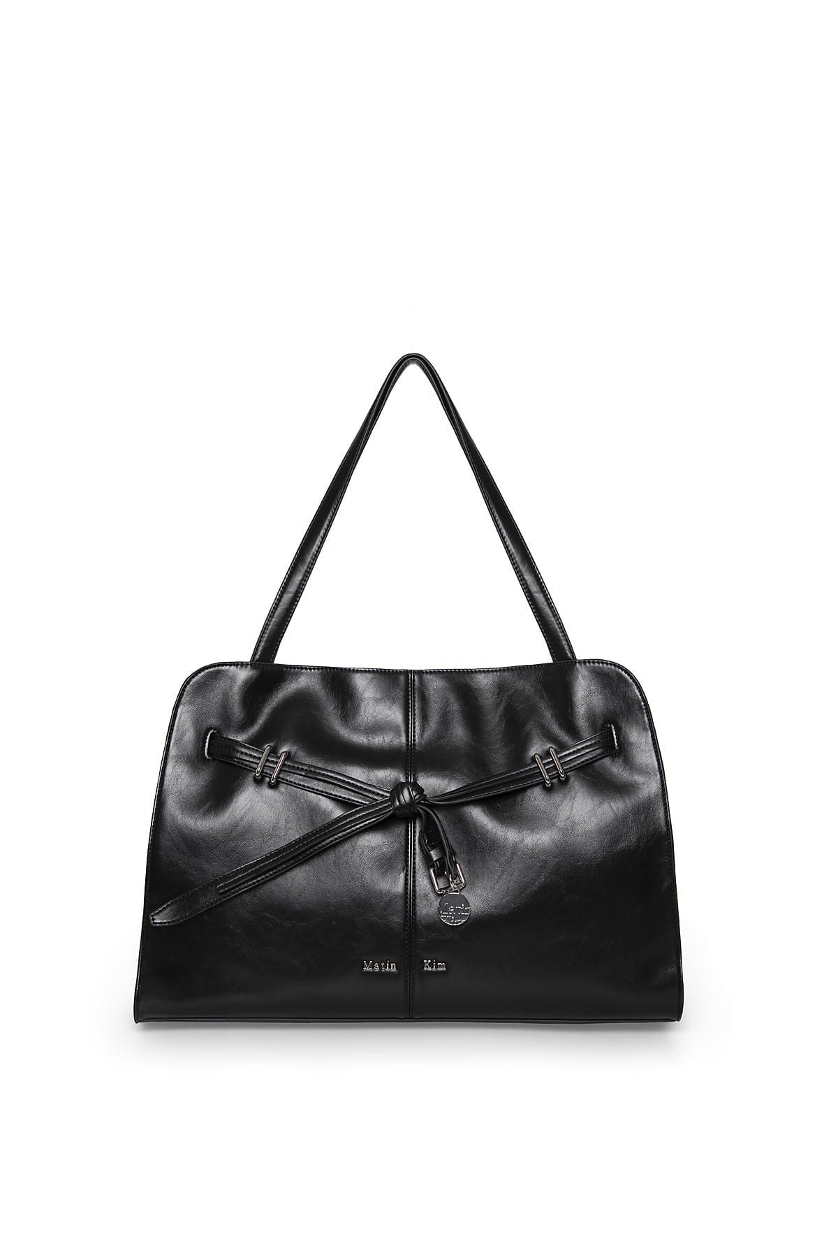 Matin Kim - Drop Tail Mellow Big Shoulder Bag (Black) product image 1 | TRAB K-Fashion Australia