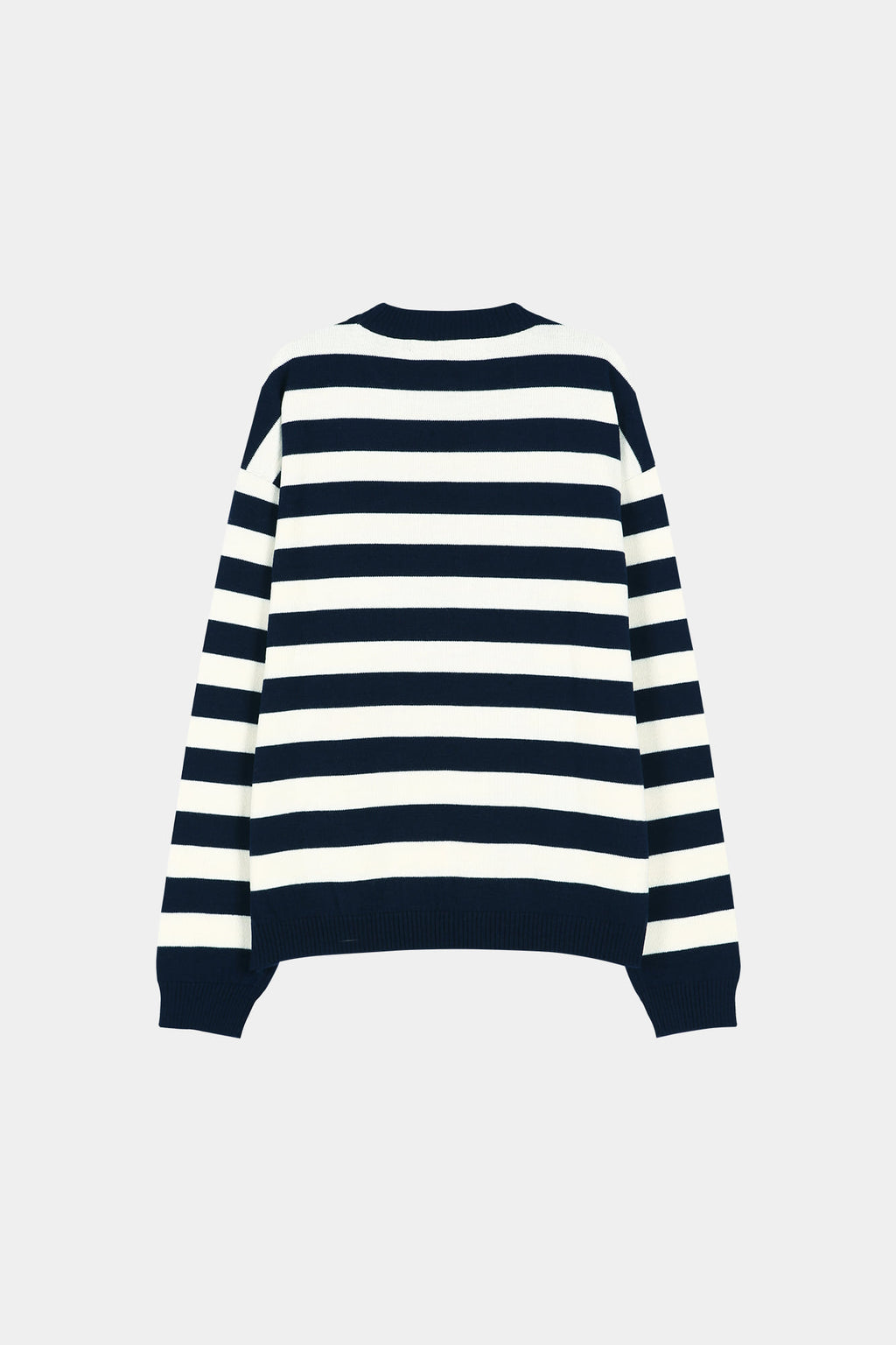Andersson Bell - Boy's Heart Message Crew-Neck Sweater (Navy/Ivory) product image 7 | TRAB K-Fashion Australia