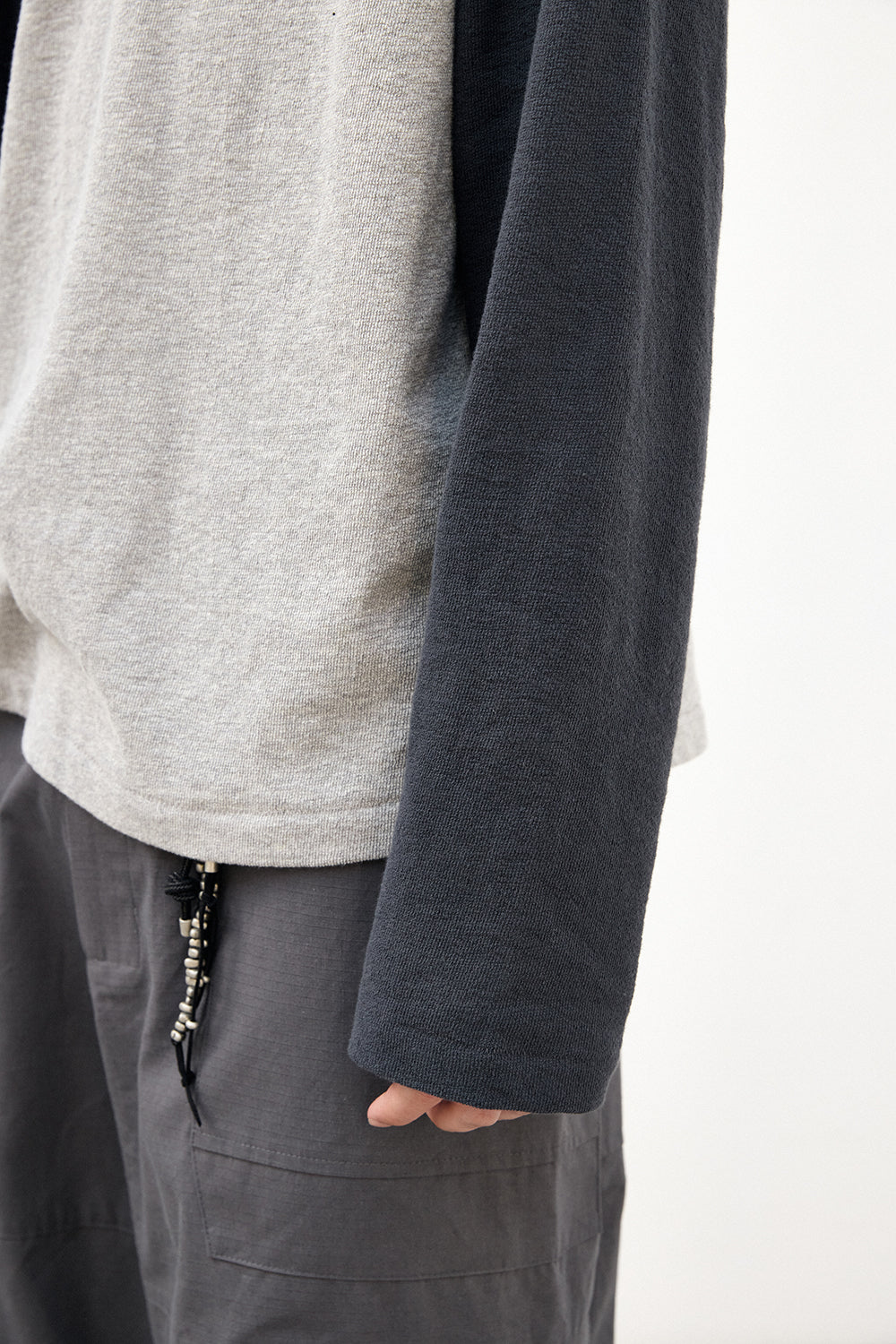 Hatchingroom - Raglan Tee Blue (Charcoal/M.Grey) product image 11 | TRAB K-Fashion Australia