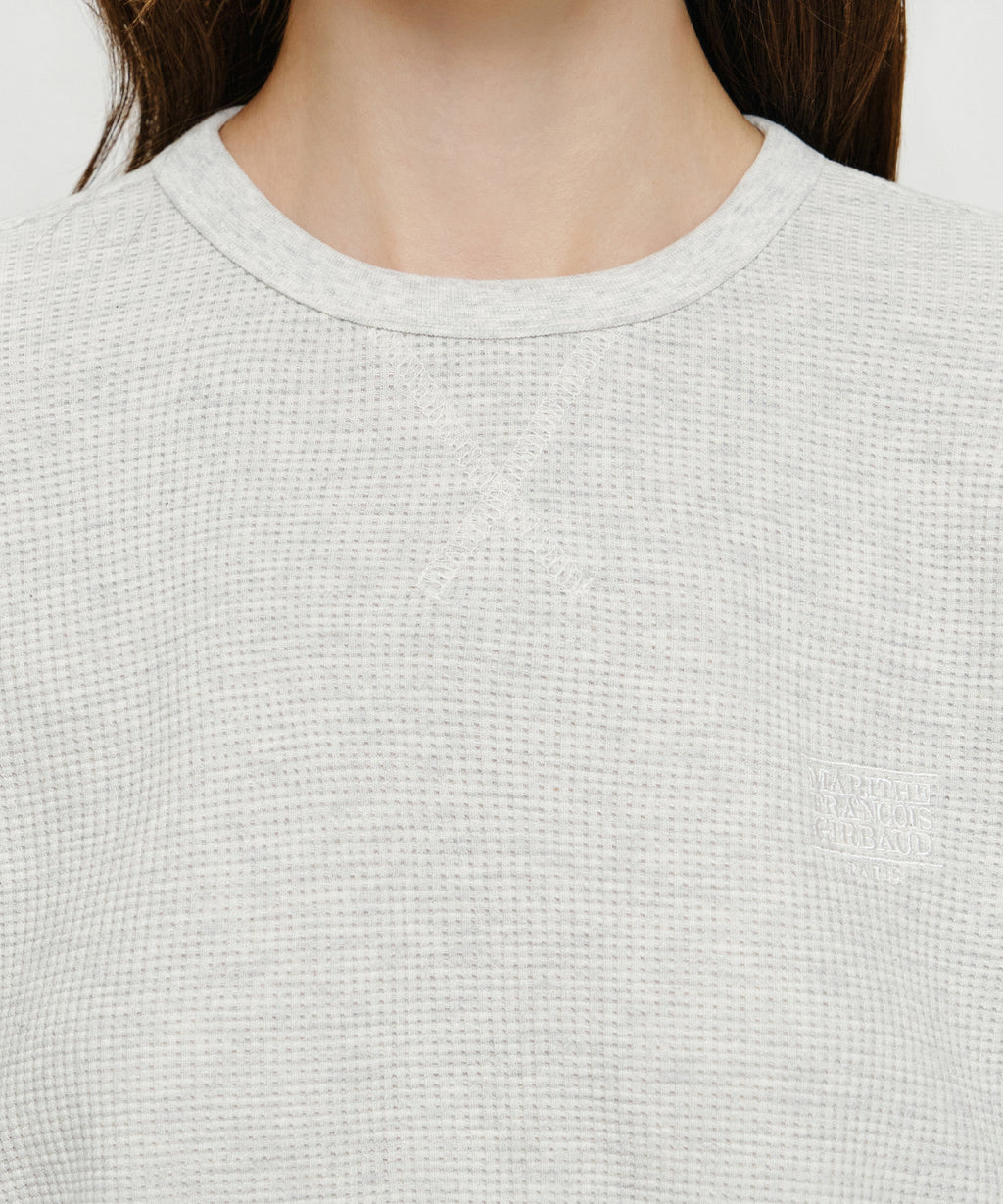 Marithe & Francois Girbaud - Waffle Long Sleeve Tee (Oatmeal) product image 4 | TRAB K-Fashion Australia