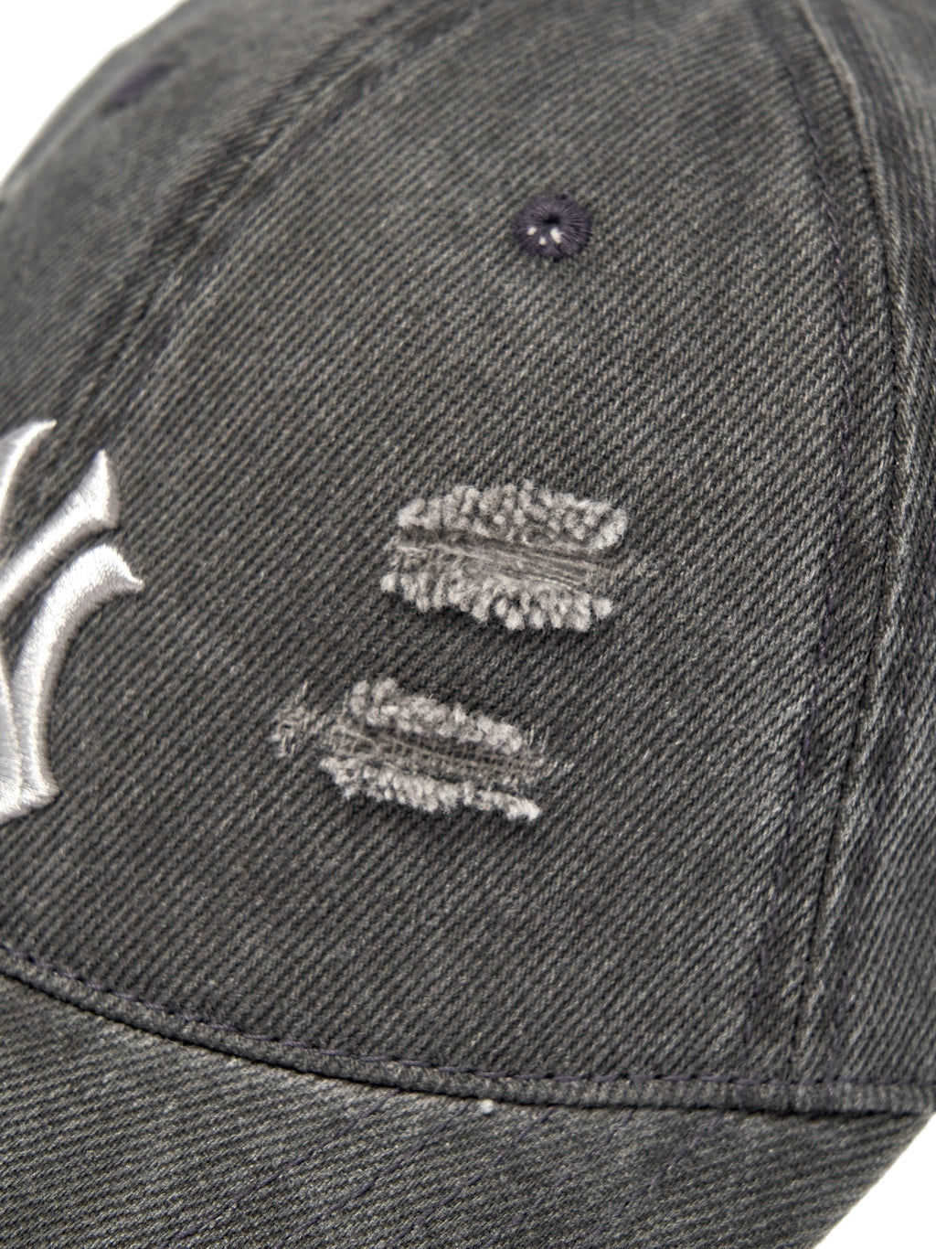 MLB Korea - MLB Damaged Washed Unstructured Ball Cap New York Yankees (Dark Gray) product image 10 | TRAB K-Fashion Australia