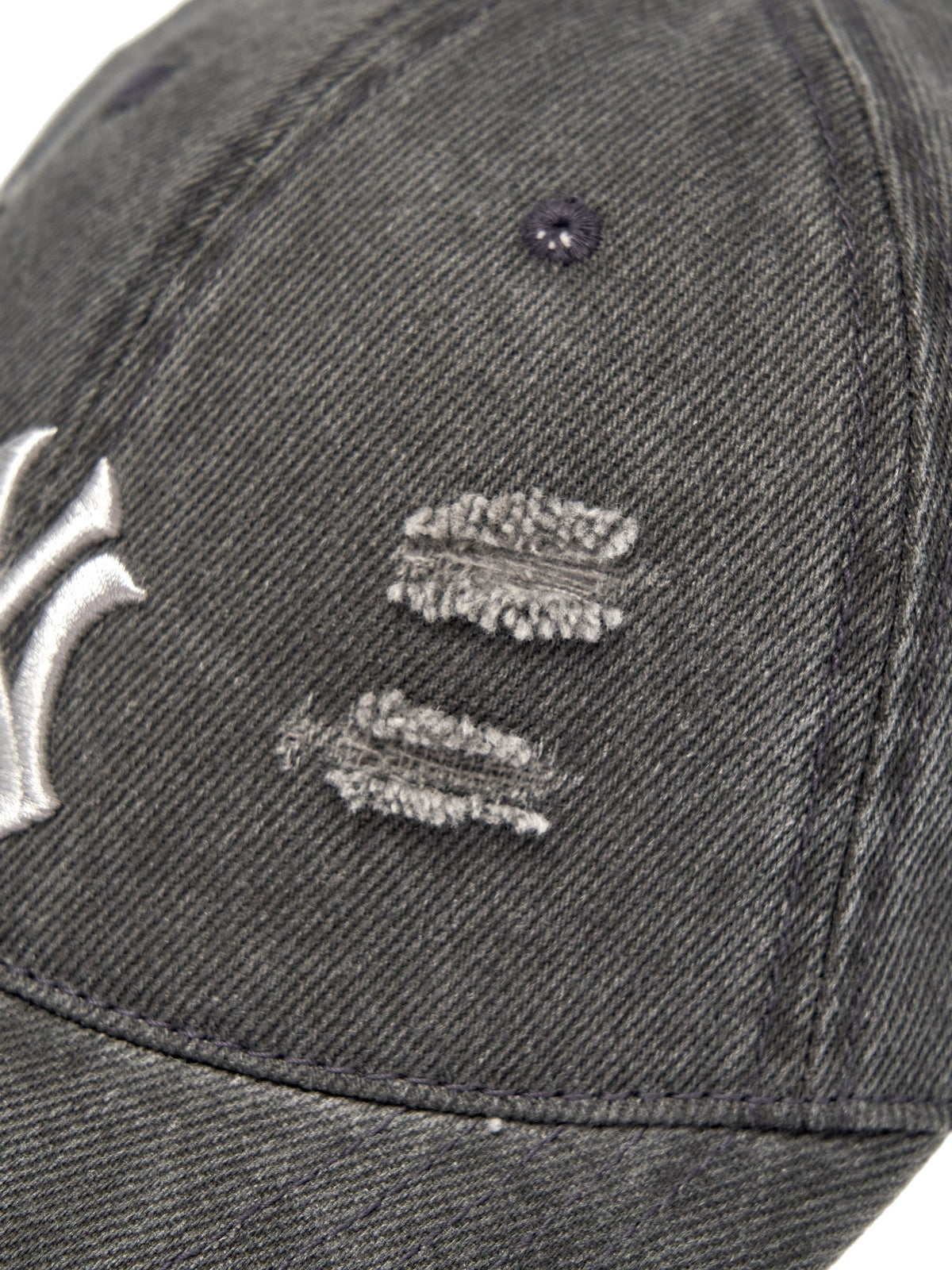 MLB Korea - MLB Damaged Washed Unstructured Ball Cap New York Yankees (Dark Gray) product image 10 | TRAB K-Fashion Australia