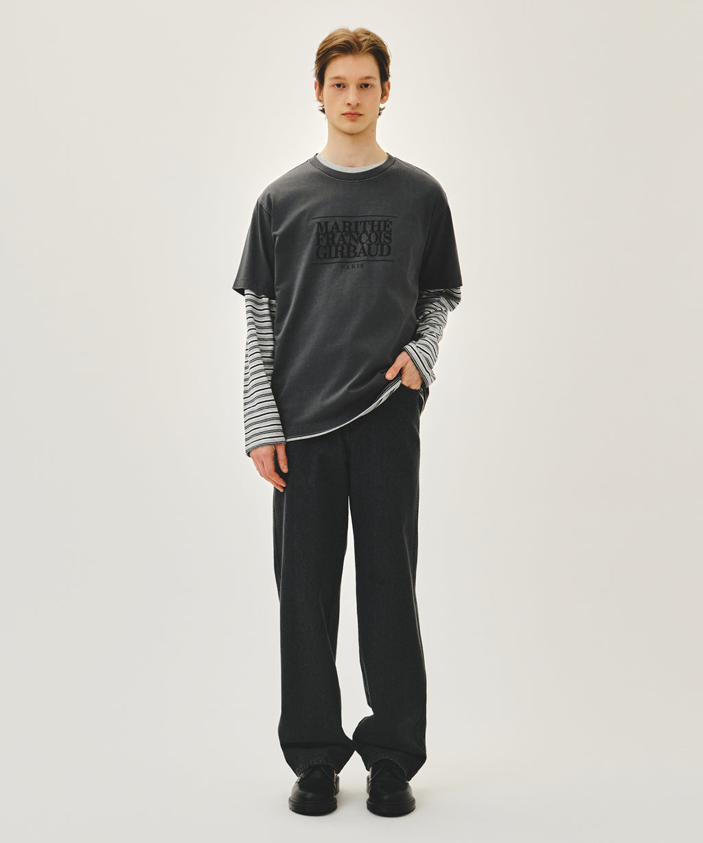 Marithe & Francois Girbaud - Classic Logo Tee (Charcoal) product image 5 | TRAB K-Fashion Australia