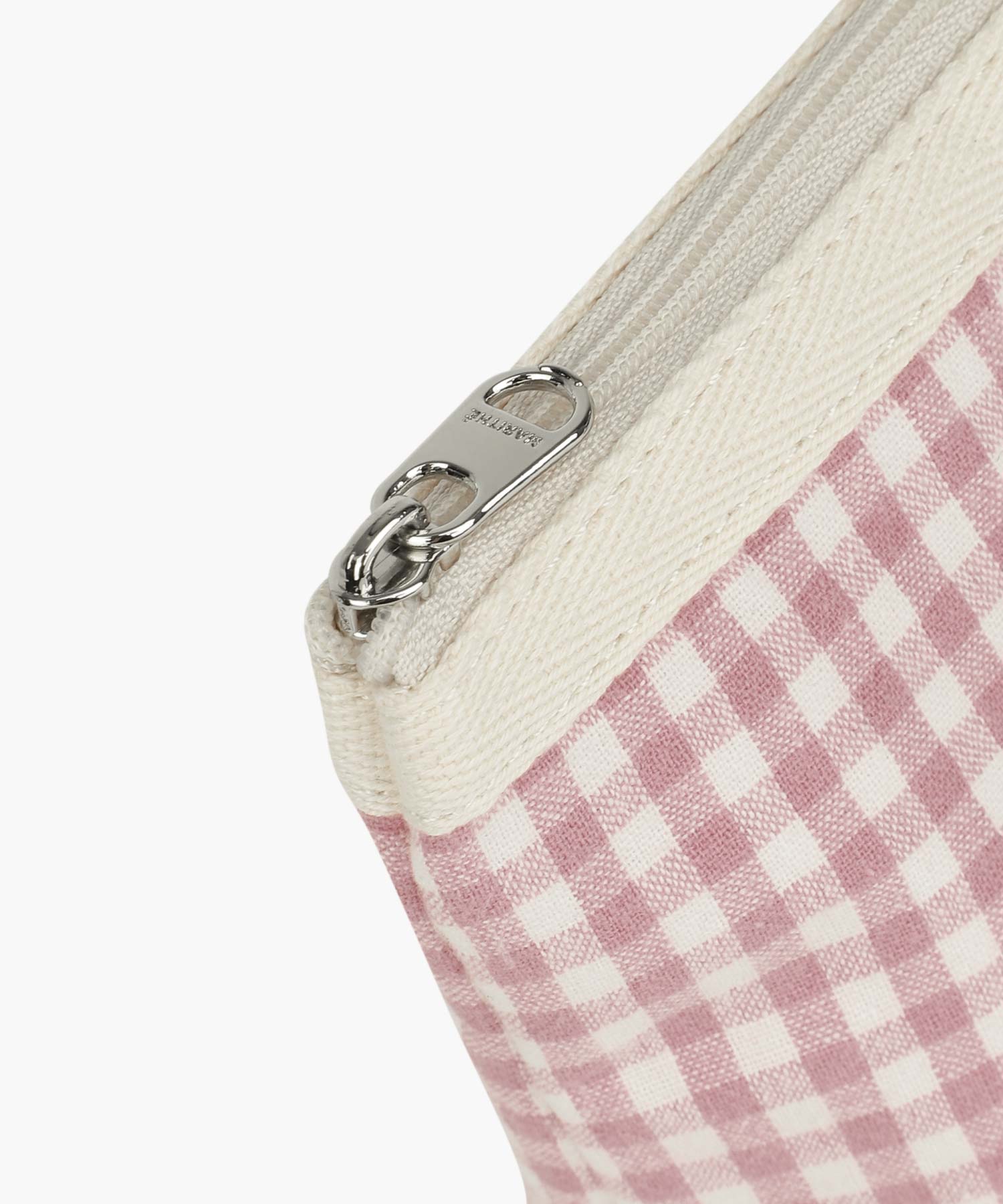 Marithe & Francois Girbaud - Classic Logo Check Pouch (Pink) product image 5 | TRAB K-Fashion Australia