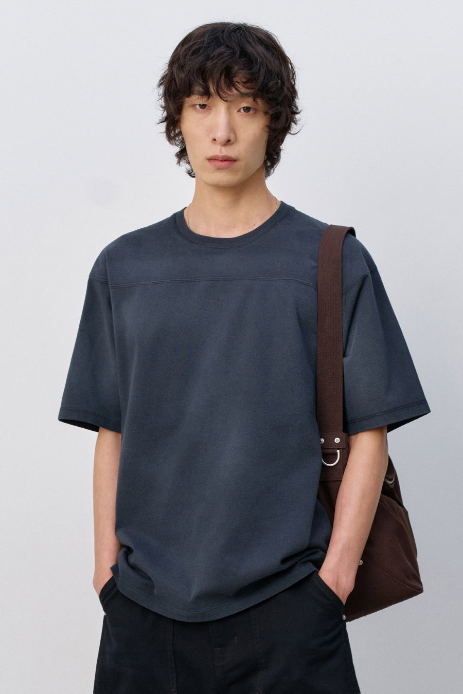 Insilence - Football Short Sleeve (Black) product image 2 | TRAB K-Fashion Australia