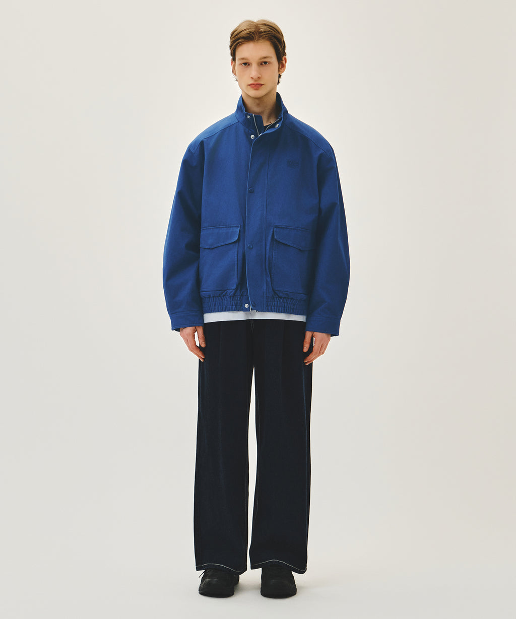 Marithe & Francois Girbaud - Basic Harrington Jacket (Blue) product image 5 | TRAB K-Fashion Australia