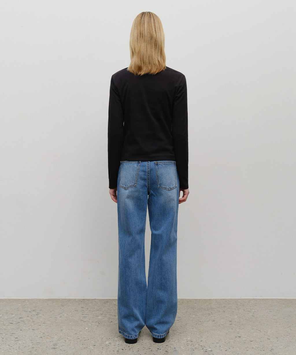 Marithe & Francois Girbaud - High Straight Denim Pants (Blue) product image 5 | TRAB K-Fashion Australia
