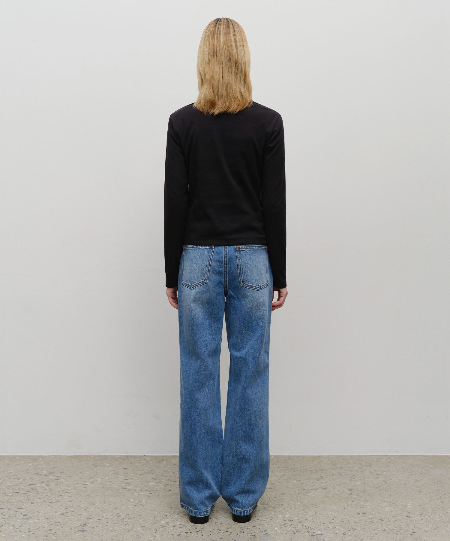 Marithe & Francois Girbaud - High Straight Denim Pants (Blue) product image 5 | TRAB K-Fashion Australia