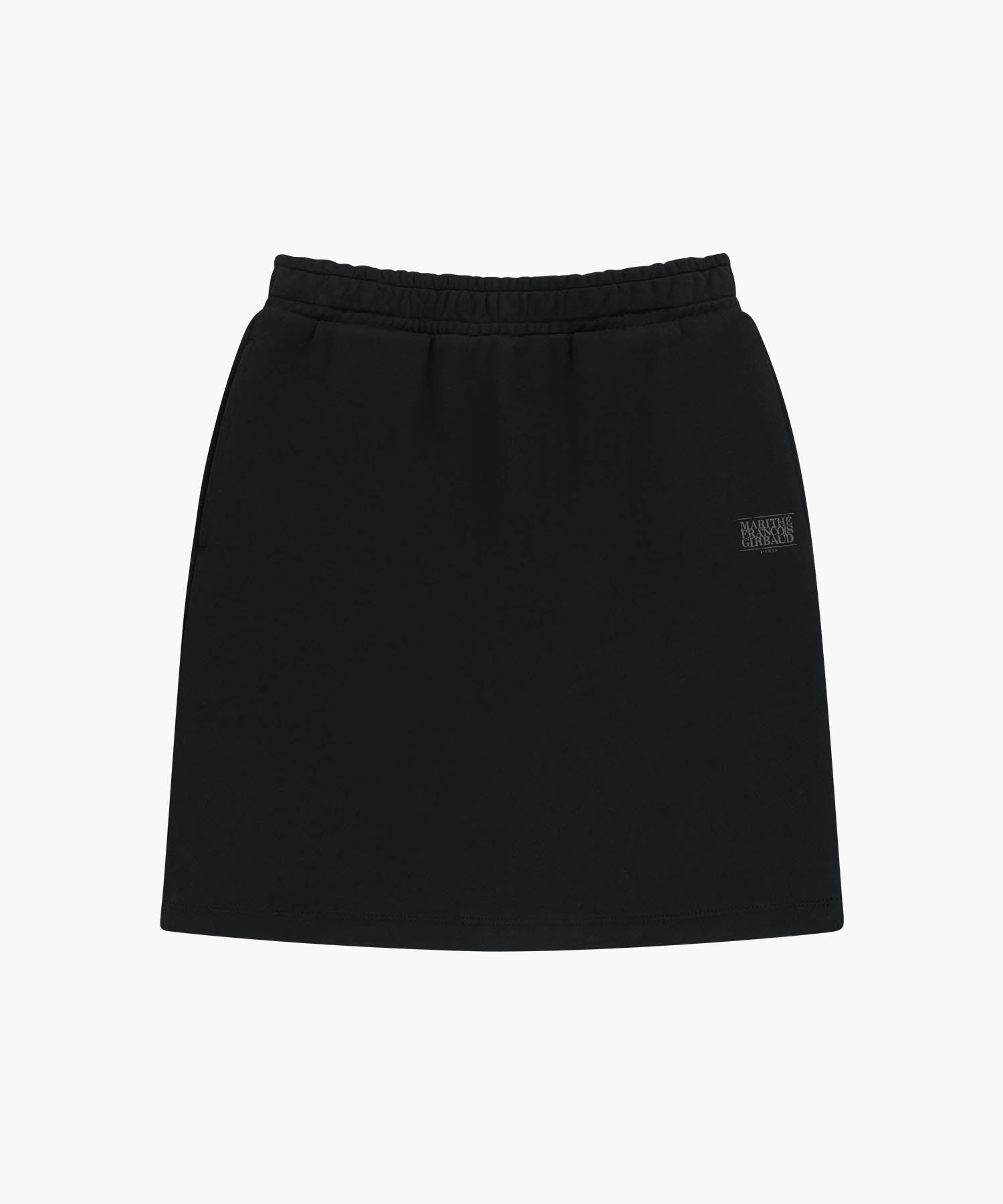Marithe & Francois Girbaud - Vintage Classic Logo Sweat Mini Skirt (Black) product image 8 | TRAB K-Fashion Australia