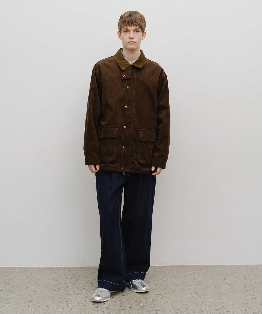 Marithe & Francois Girbaud - Corduroy Hunting Jacket (Brown) product image 5 | TRAB K-Fashion Australia