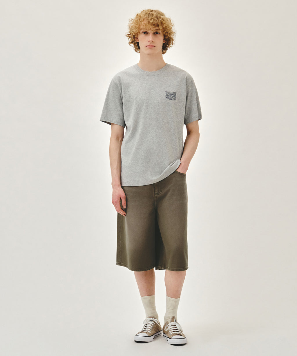Marithe & Francois Girbaud - Doodle Bear Tee (Heather Gray) product image 5 | TRAB K-Fashion Australia