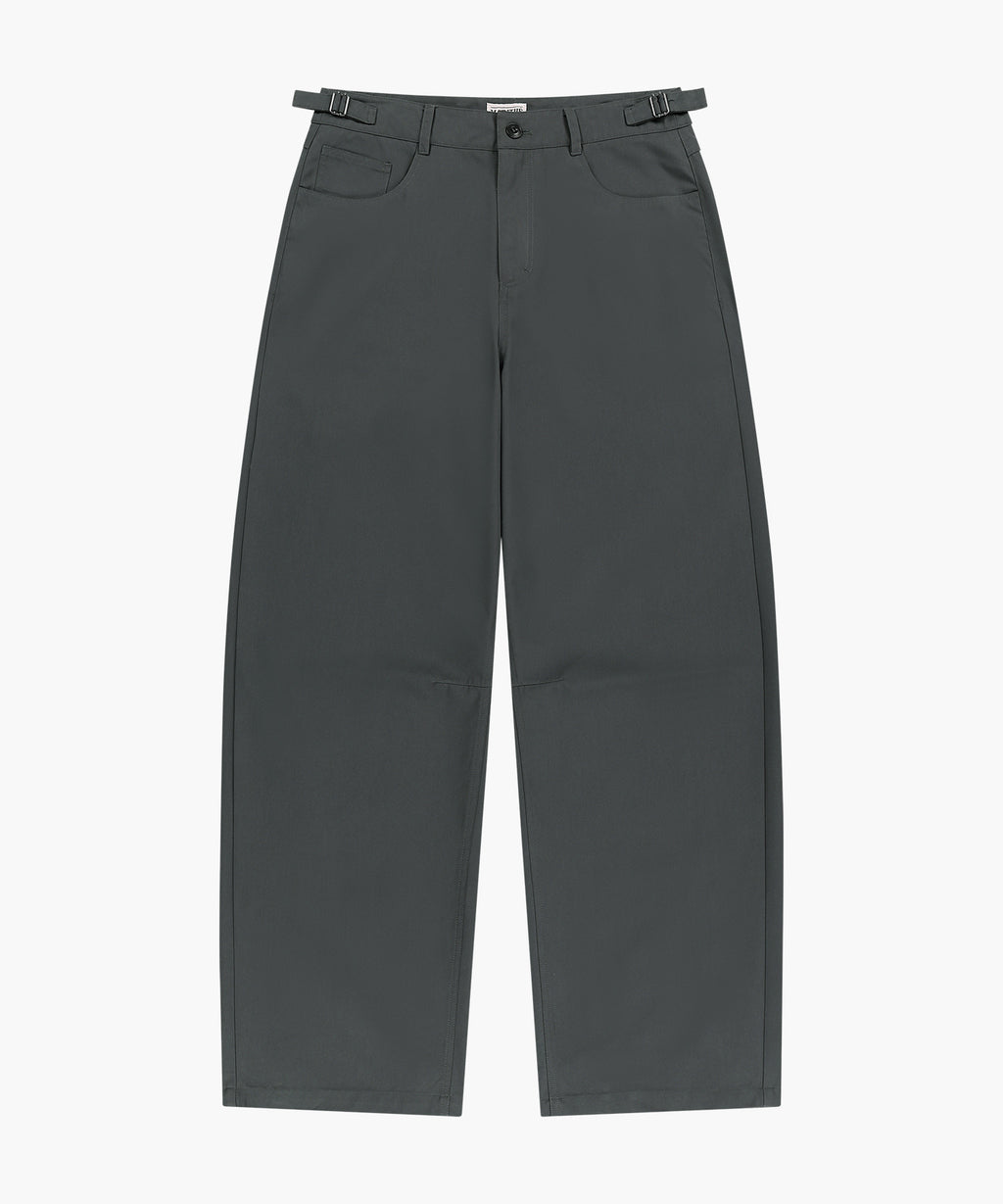 Marithe & Francois Girbaud - Curved Chino Pants (Charcoal) product image 5 | TRAB K-Fashion Australia