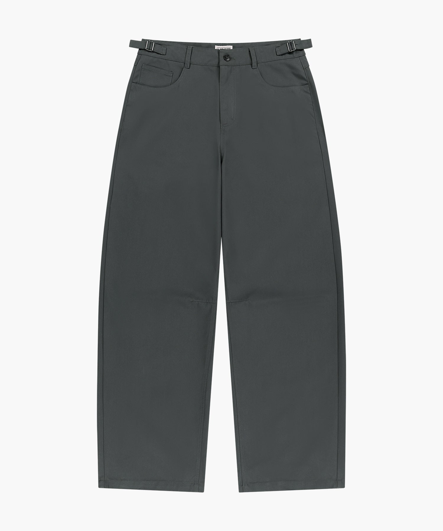 Marithe & Francois Girbaud - Curved Chino Pants (Charcoal) product image 5 | TRAB K-Fashion Australia