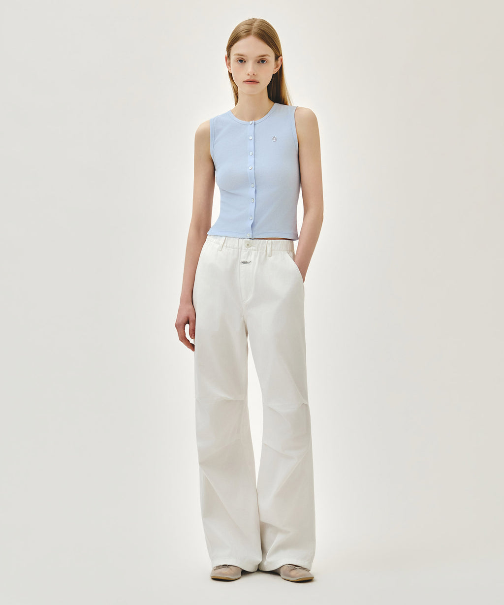 Marithe & Francois Girbaud - Button Up Sleeveless (Light Blue) product image 5 | TRAB K-Fashion Australia