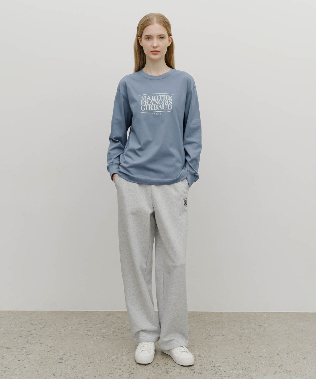 Marithe & Francois Girbaud - Classic Logo Long Sleeve (Ash Blue) product image 5 | TRAB K-Fashion Australia