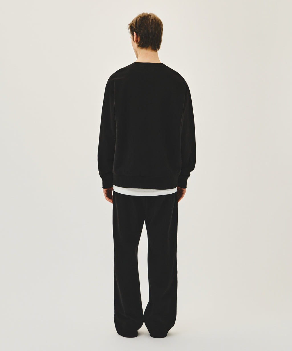 Marithe & Francois Girbaud - Stitch Wide Sweat Pants (Black) product image 5 | TRAB K-Fashion Australia